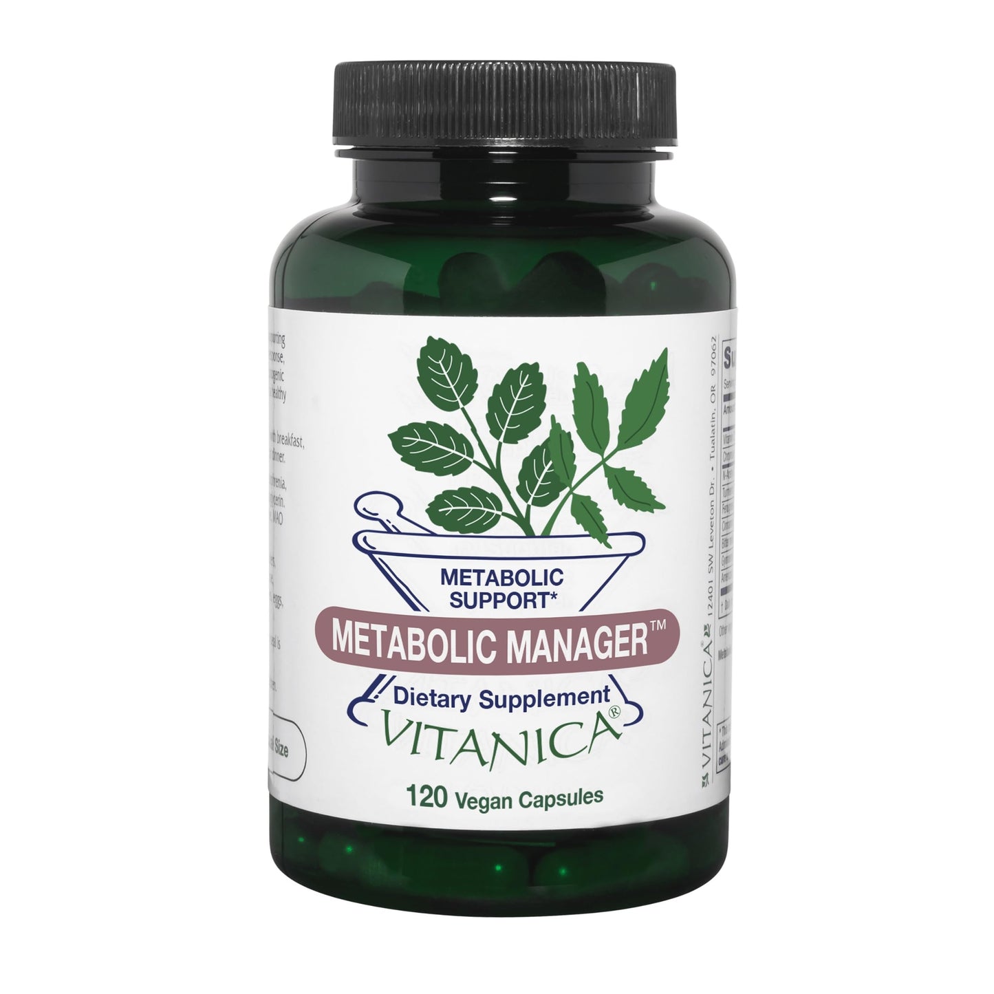 Vitanica Metabolic Manager Capsule, 120 Count