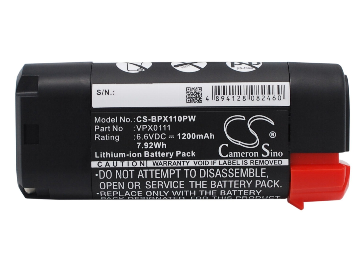 Tingen 1200mAh Battery Replacement for VPX1101 VPX1212 VPX1401 VPX1501 VPX2102 VPX1301 VPX1212X VPX1301X VPX1101X VPX1201 VPX0111 (6.6V) Battery 1 Piece