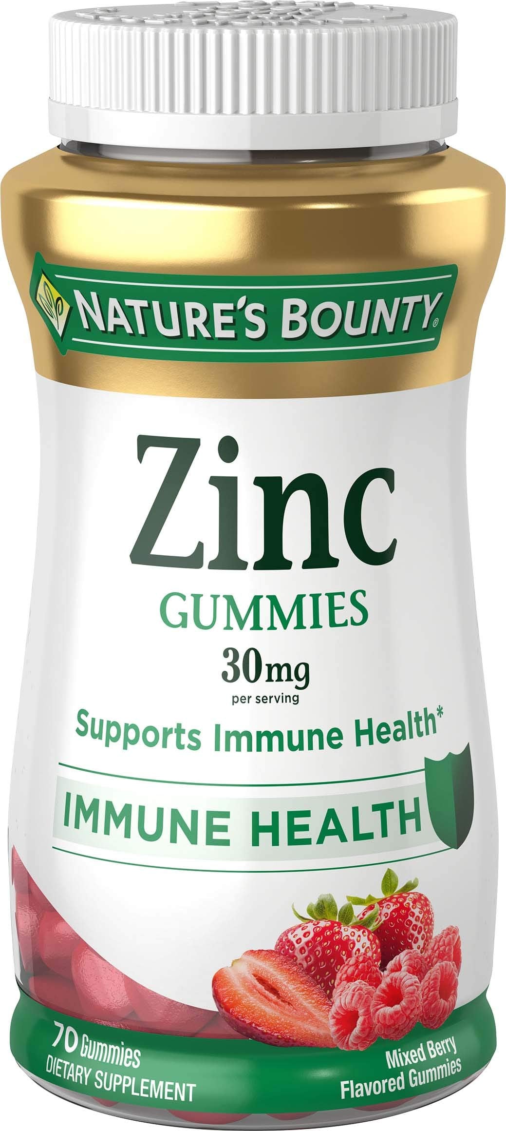 Nature's Bounty Zinc Gummies 70 Count