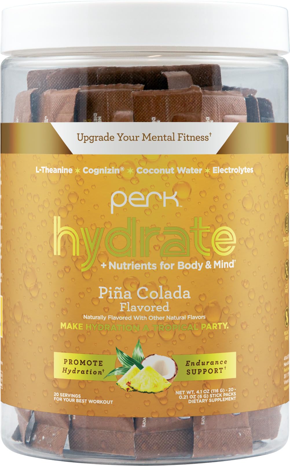 Perk Hydrate Electrolyte Powder 4.1 Ounce