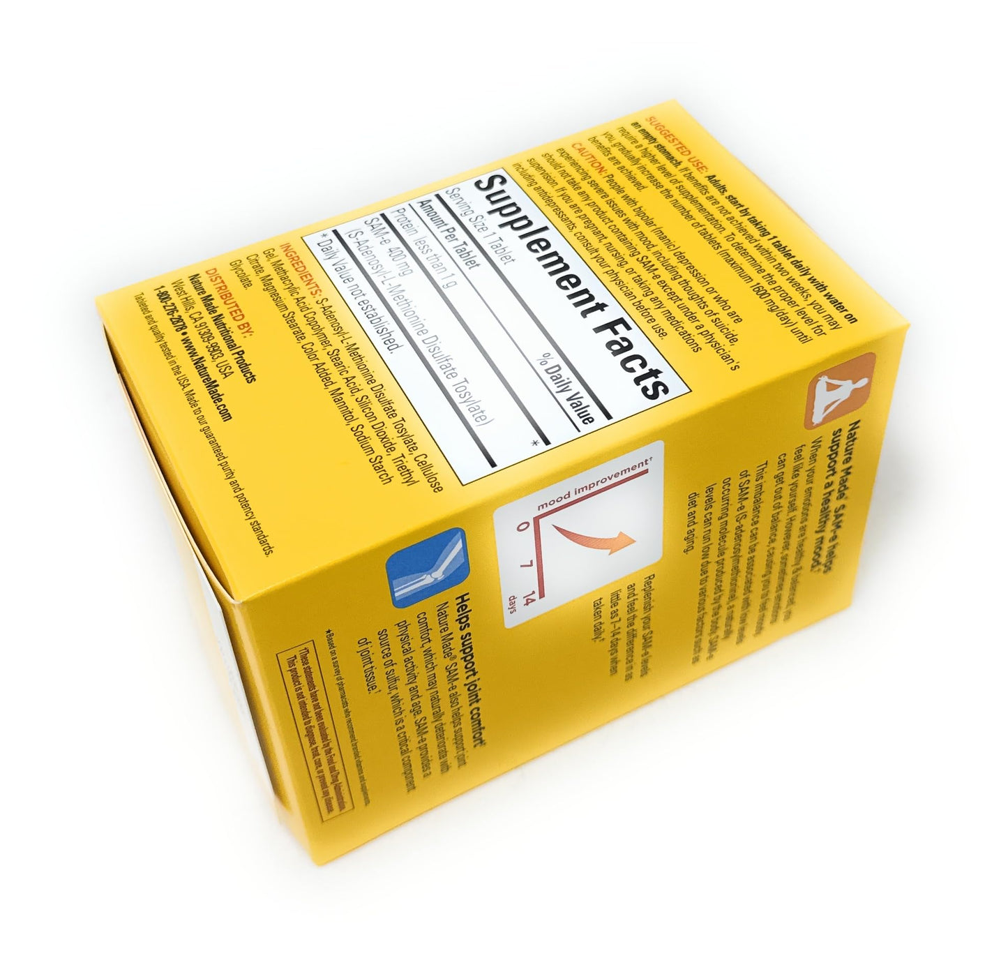 Nature Made SAM-e Complete 400 mg Tablet, 60 Tablets