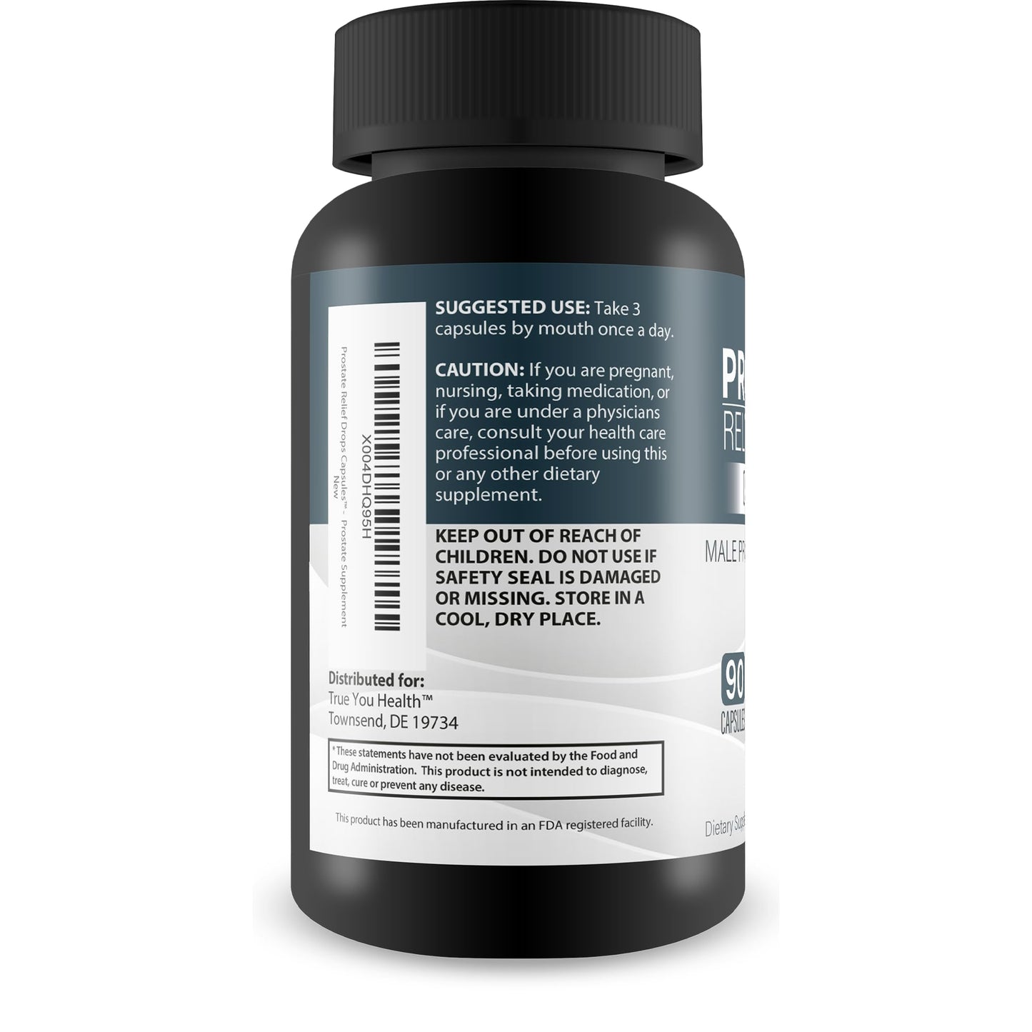 True You Health Prostate Relief Capsules, 90 Count