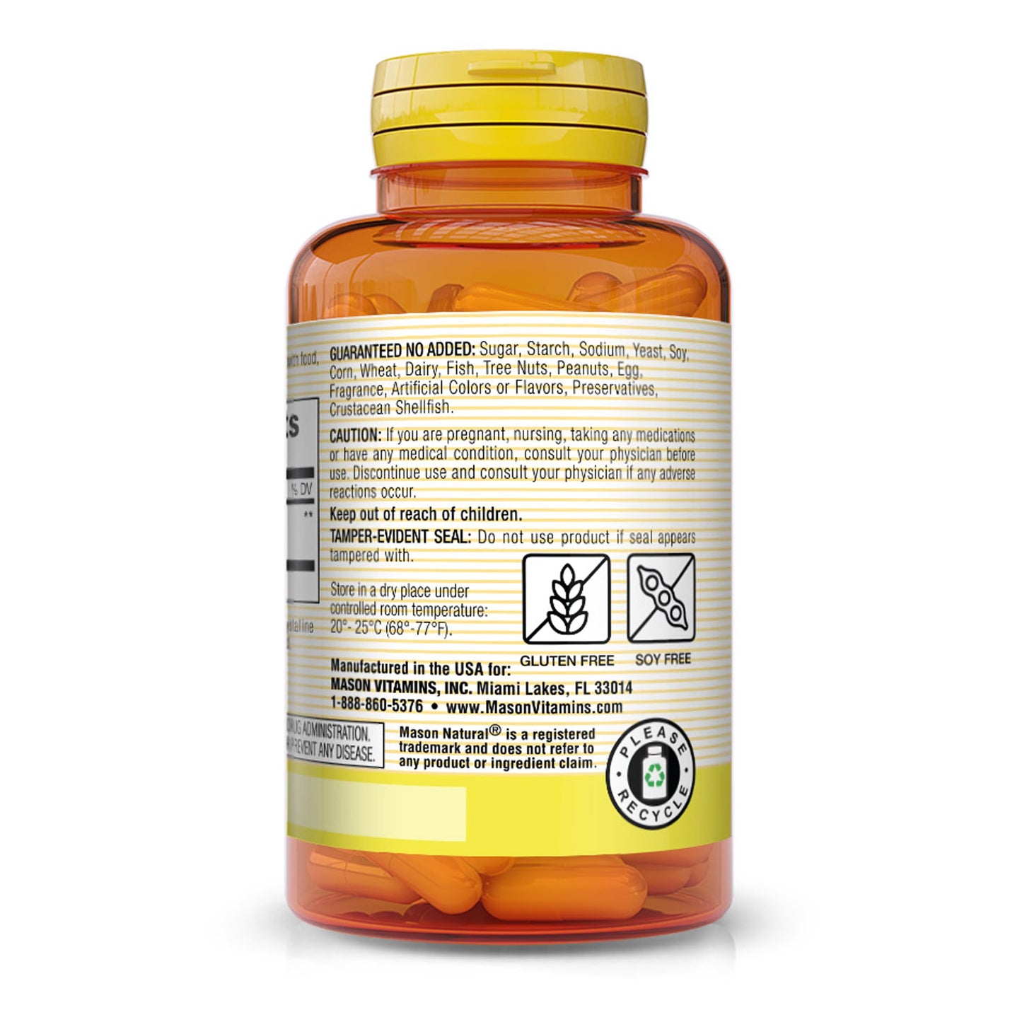 Mason Natural Moringa 500 mg Capsule, 60 Capsules