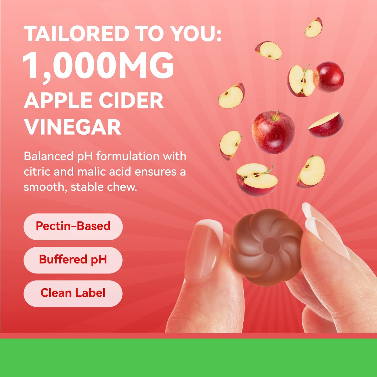 Inner Brightness Apple Cider Vinegar Gummies, 60 Count