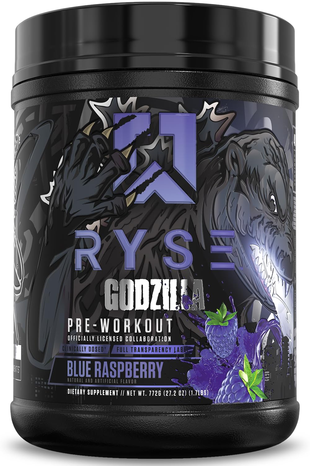 RYSE Up Supplements Godzilla X Noel Deyzel Pre Workout Powder 25.6 Servings