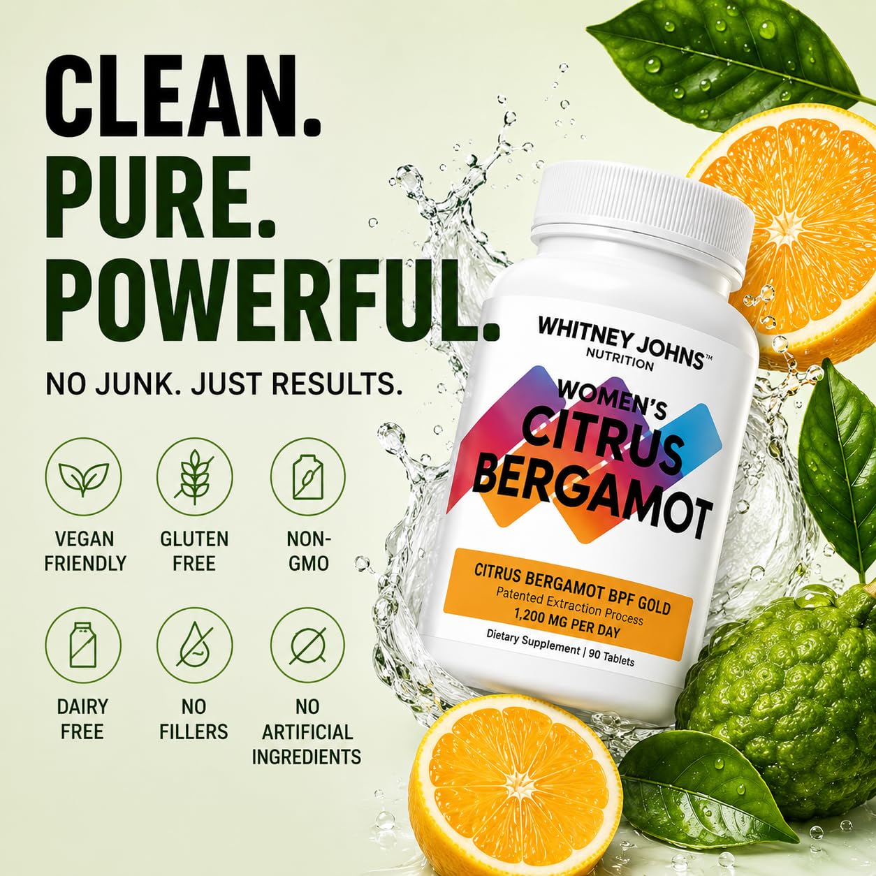 Whitney Johns Citrus Bergamot for Women Tablet, 90 Tablets