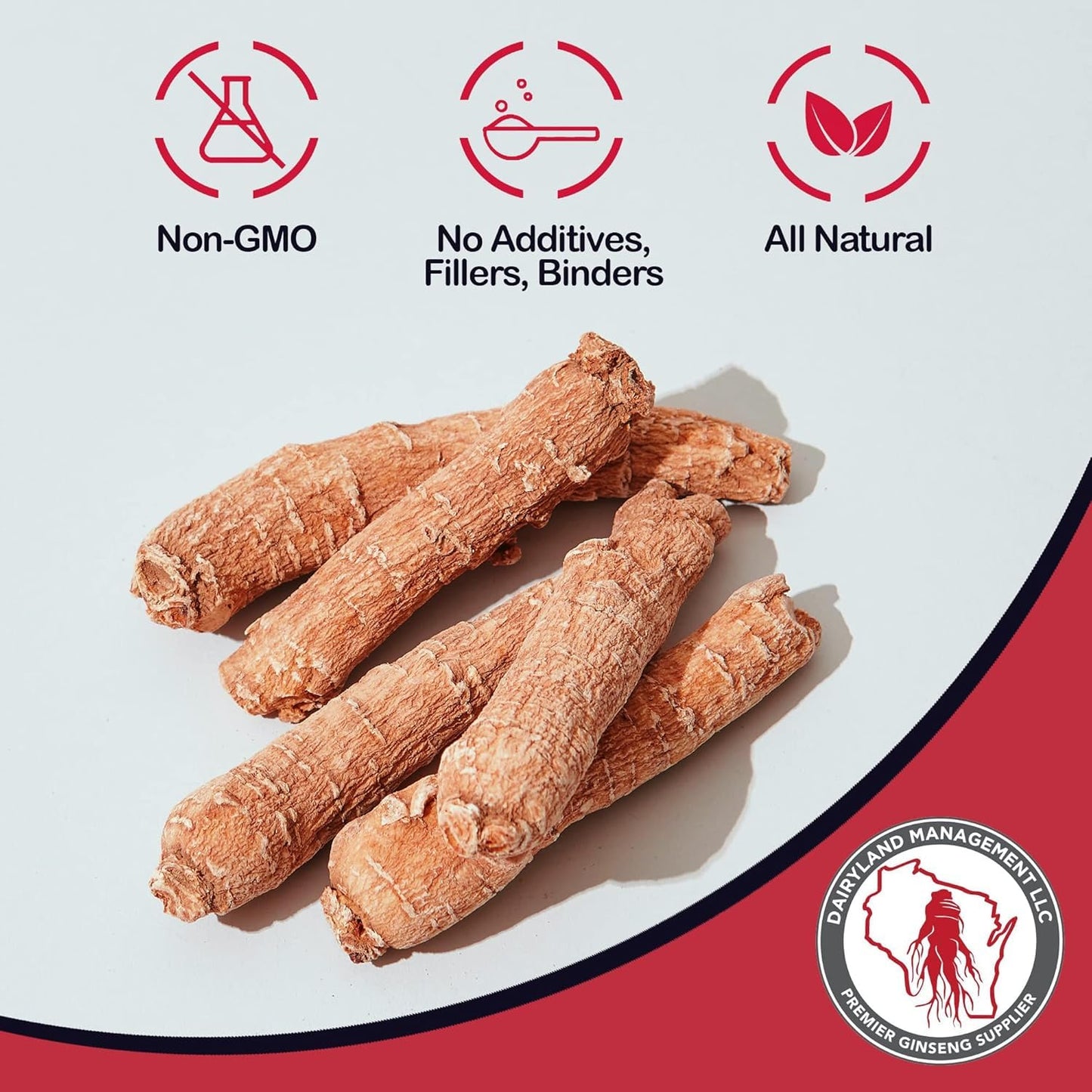 Dairyland Management LLC Korean Red Panax Ginseng Capsules 150 Count