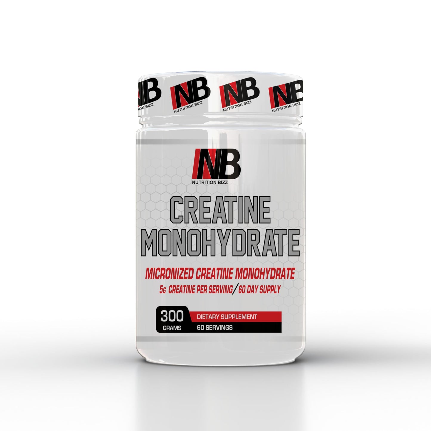 NutritionBizz Micronized Creatine Monohydrate Powder 10.58 Ounce