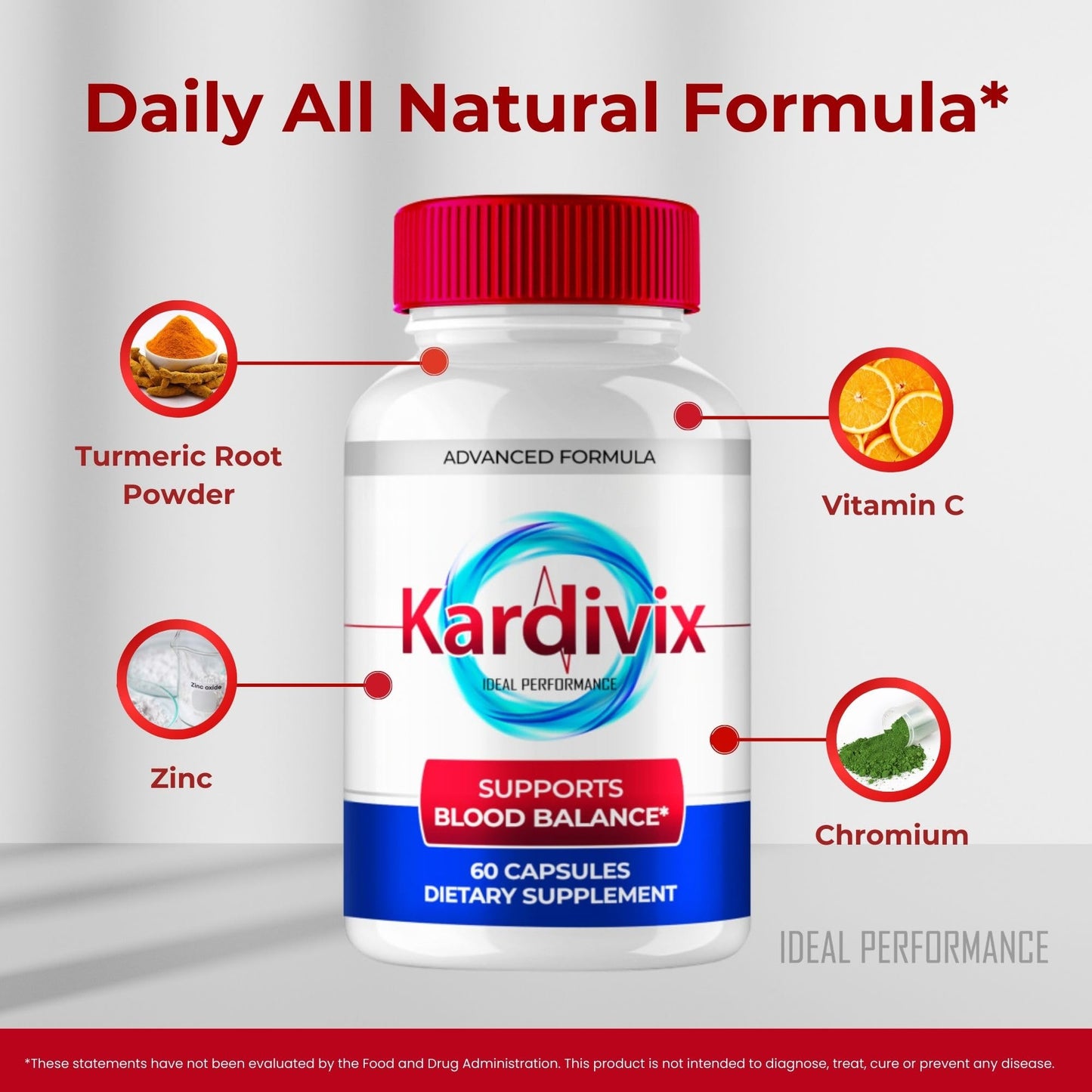 IDEAL PERFORMANCE Kardivix Capsules, 300 Capsules