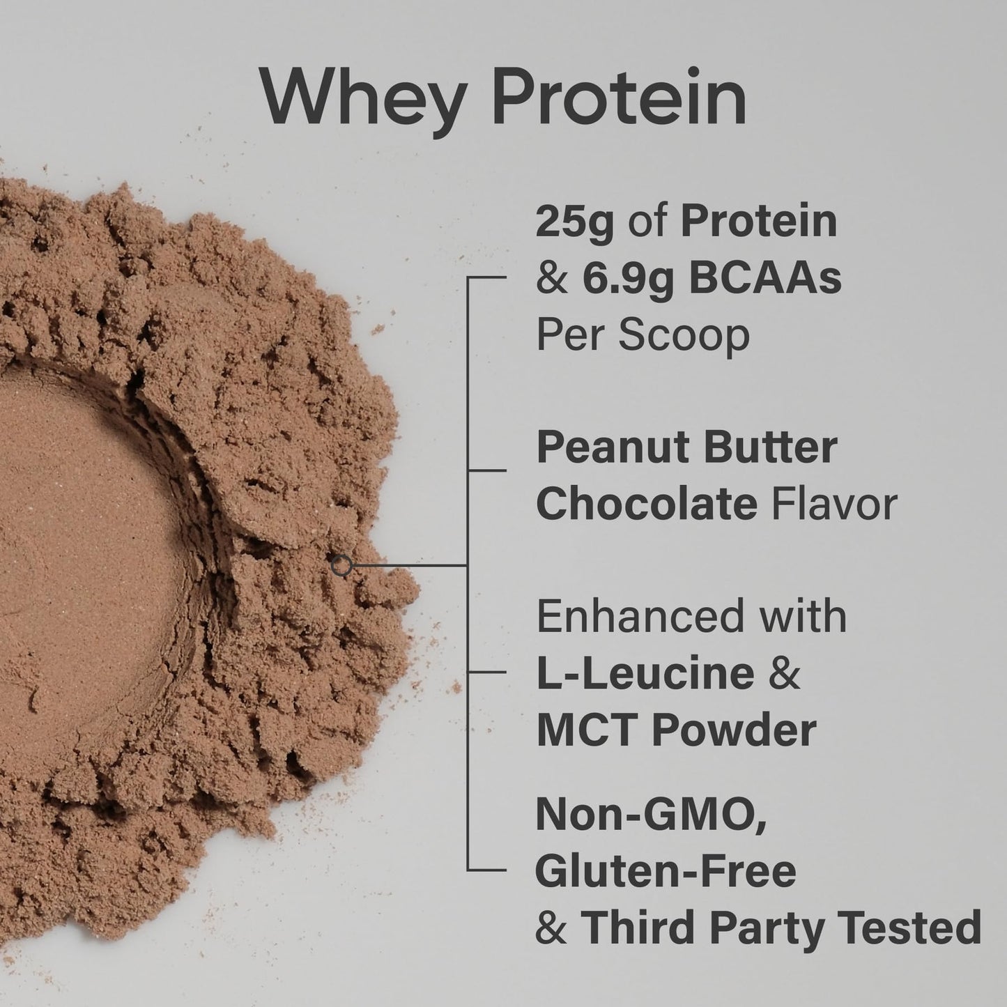Sports Research 100% Whey Protein Isolate Chocolate Peanut Butter Protein Powder, 2.38 Pound