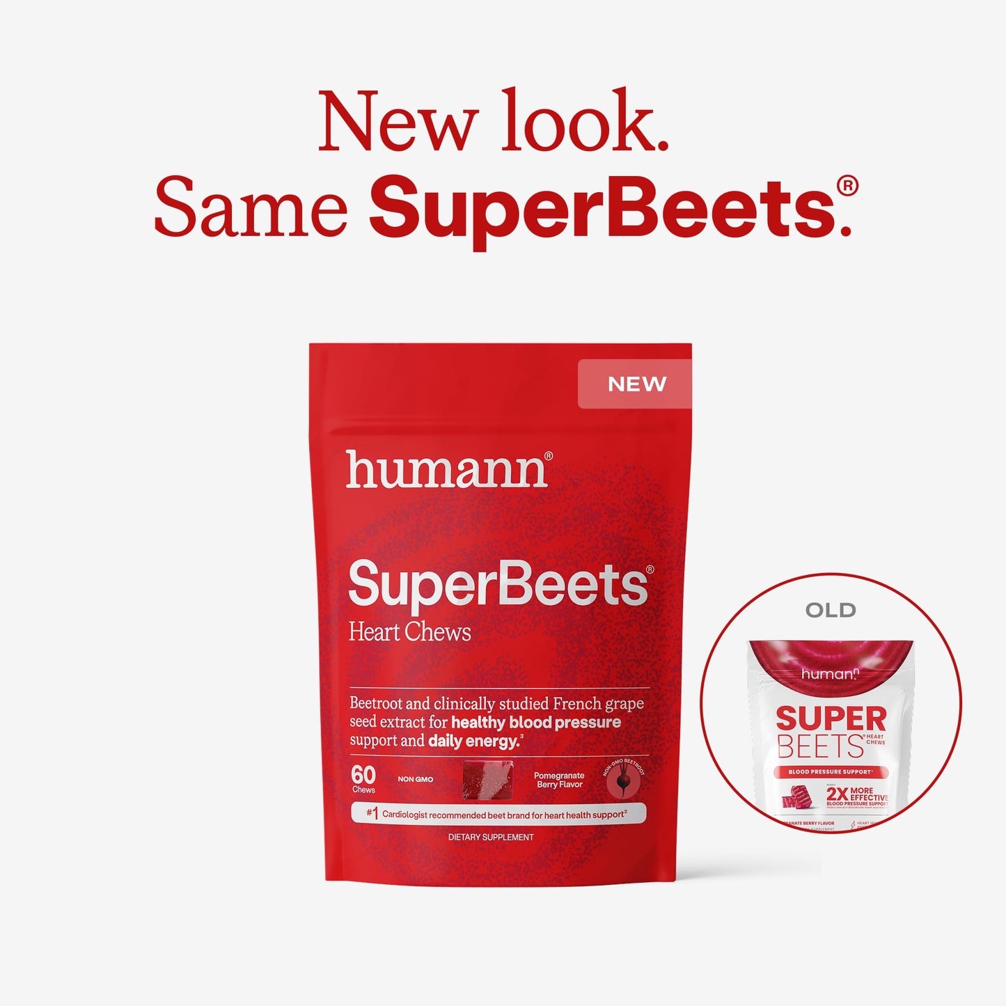 Humann SuperBeets Heart Chews, 180 Count