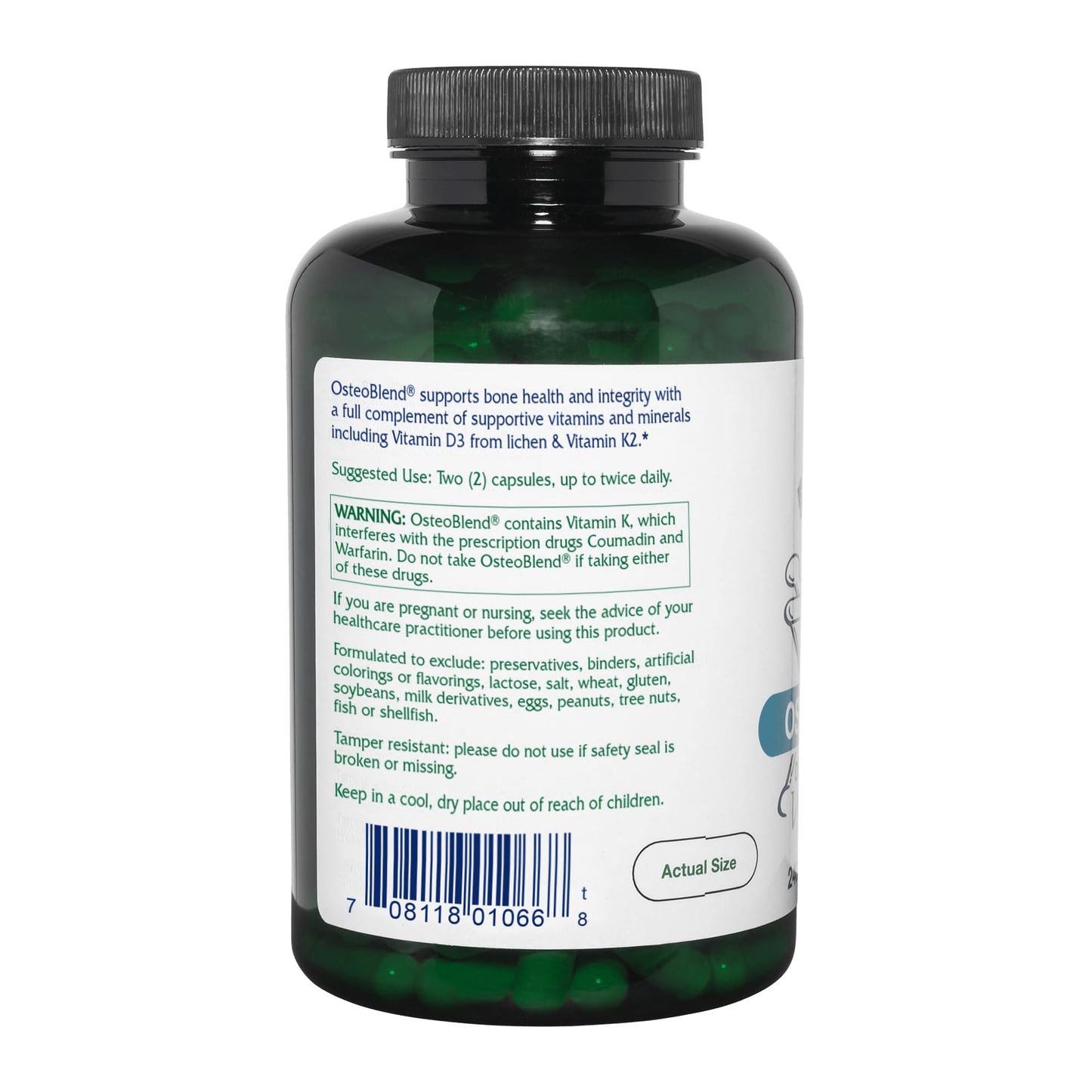 Vitanica OsteoBlend Bone Support Capsules, 240 Count