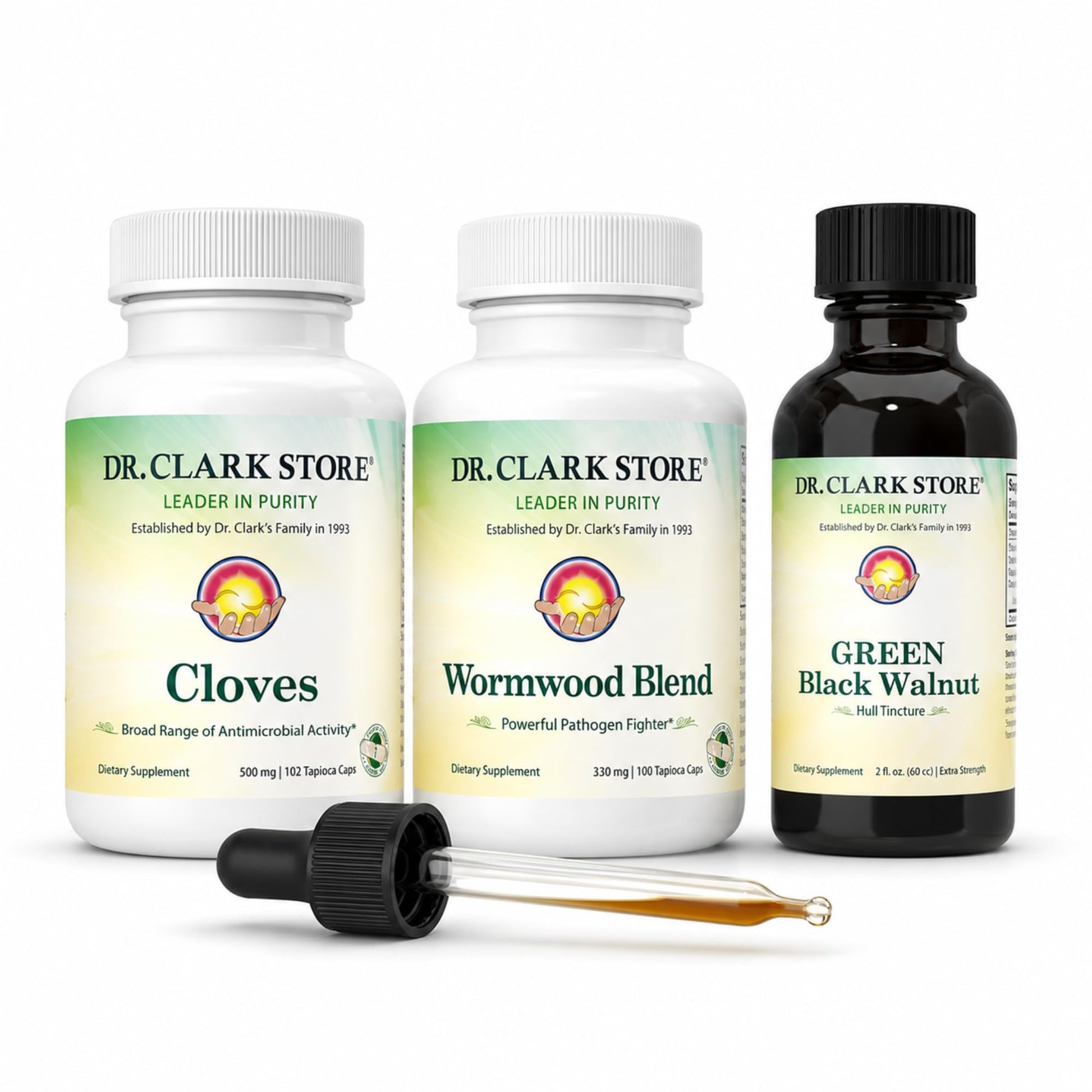 Dr Clark Store Intestine Support & Cleanse Kit, 202 Capsules