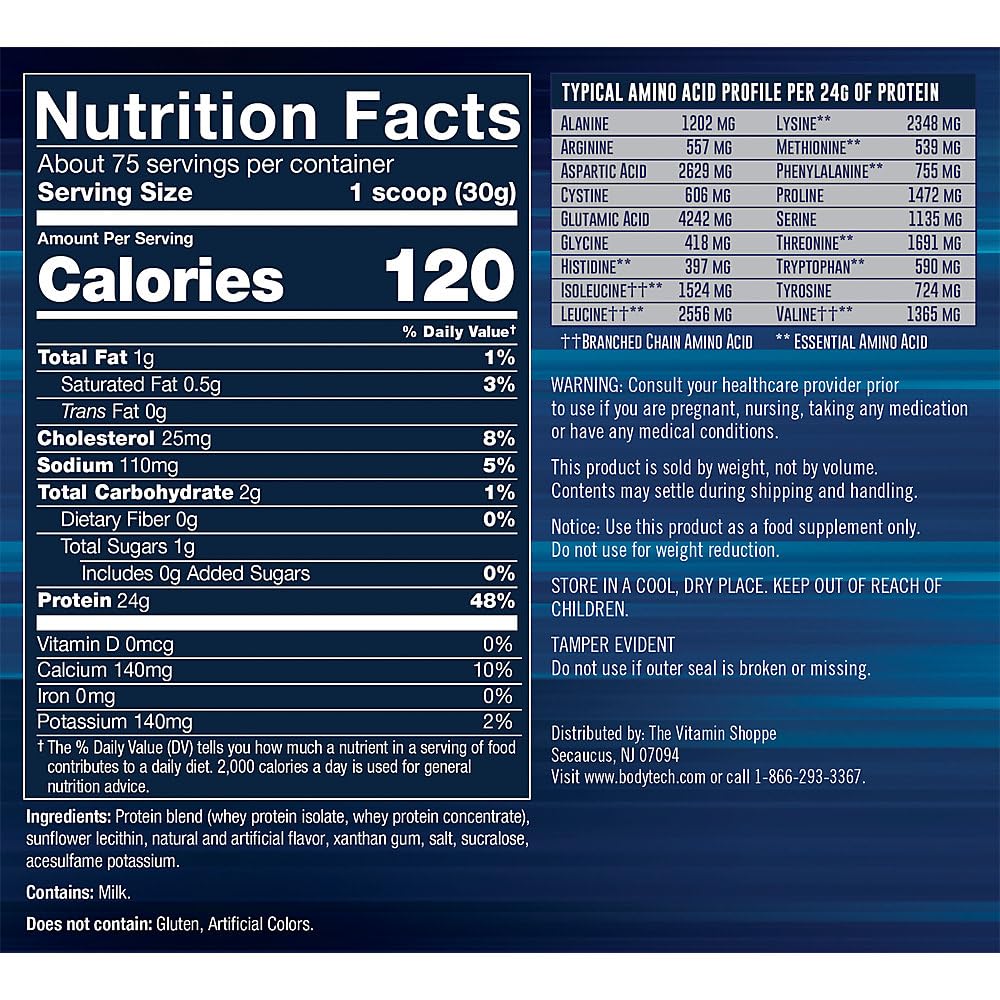 BodyTech Whey Tech Pro24 Vanilla Ice Cream Powder 80