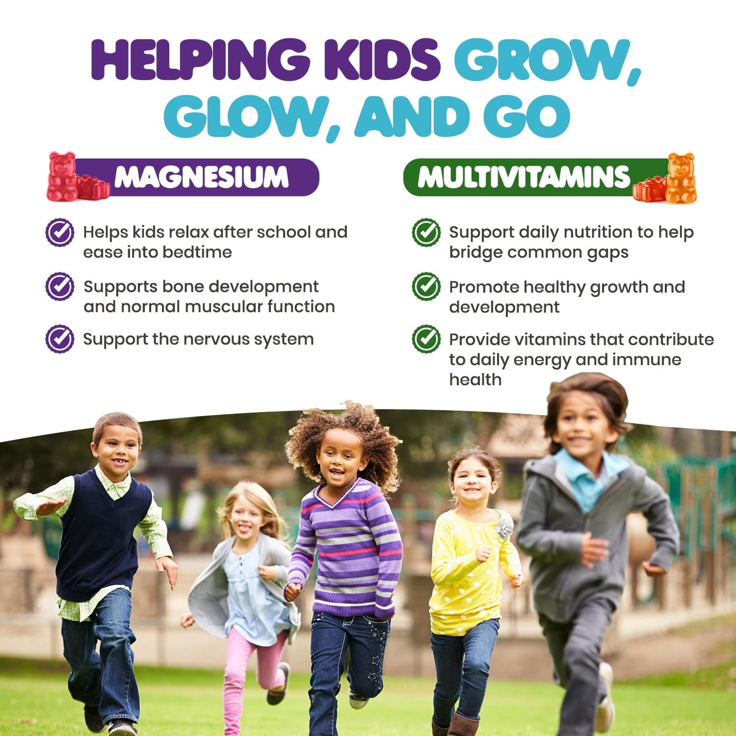 DR. MORITZ Kids Magnesium & Multivitamin Gummies, 240 Count