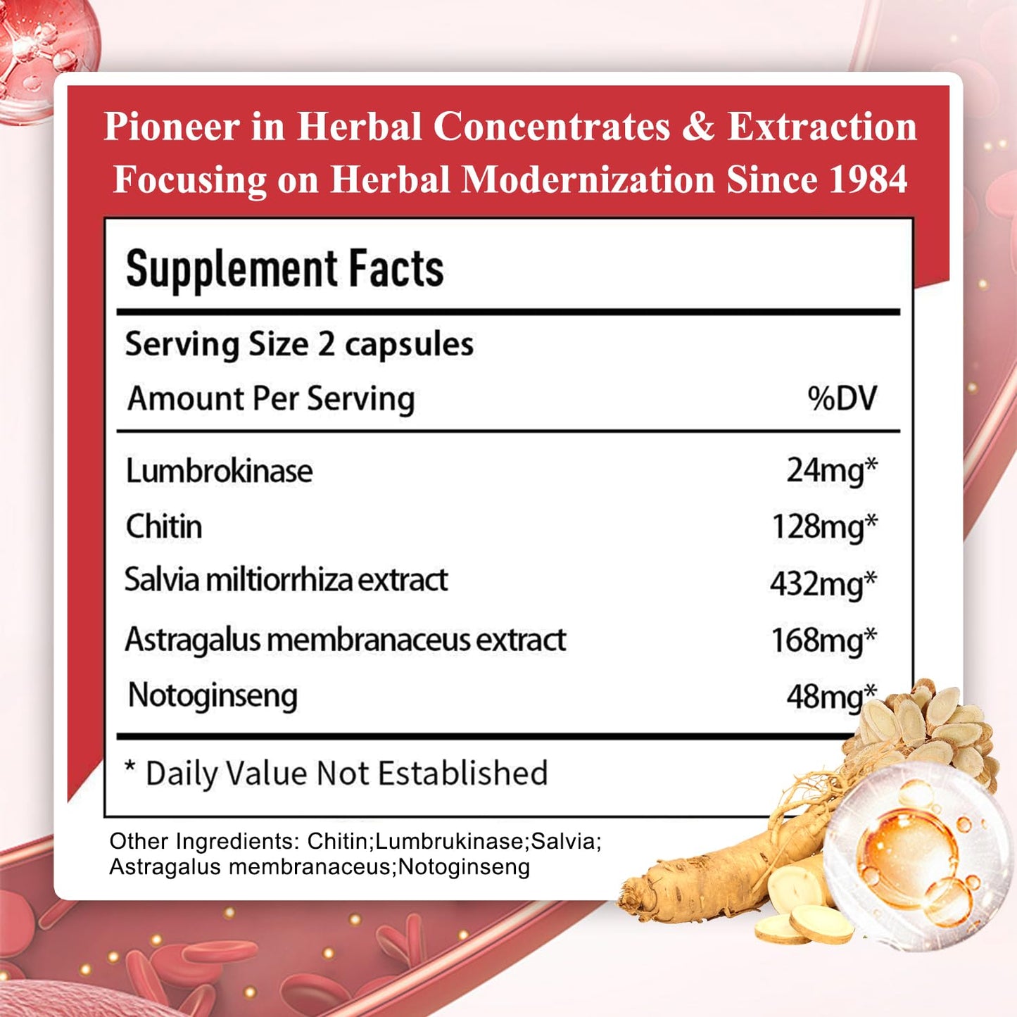 Sino-Sci Vessel Clean Blood Pressure Support Supplement for Healthy Vascular & Metabolism, Capsule, 72 Capsules