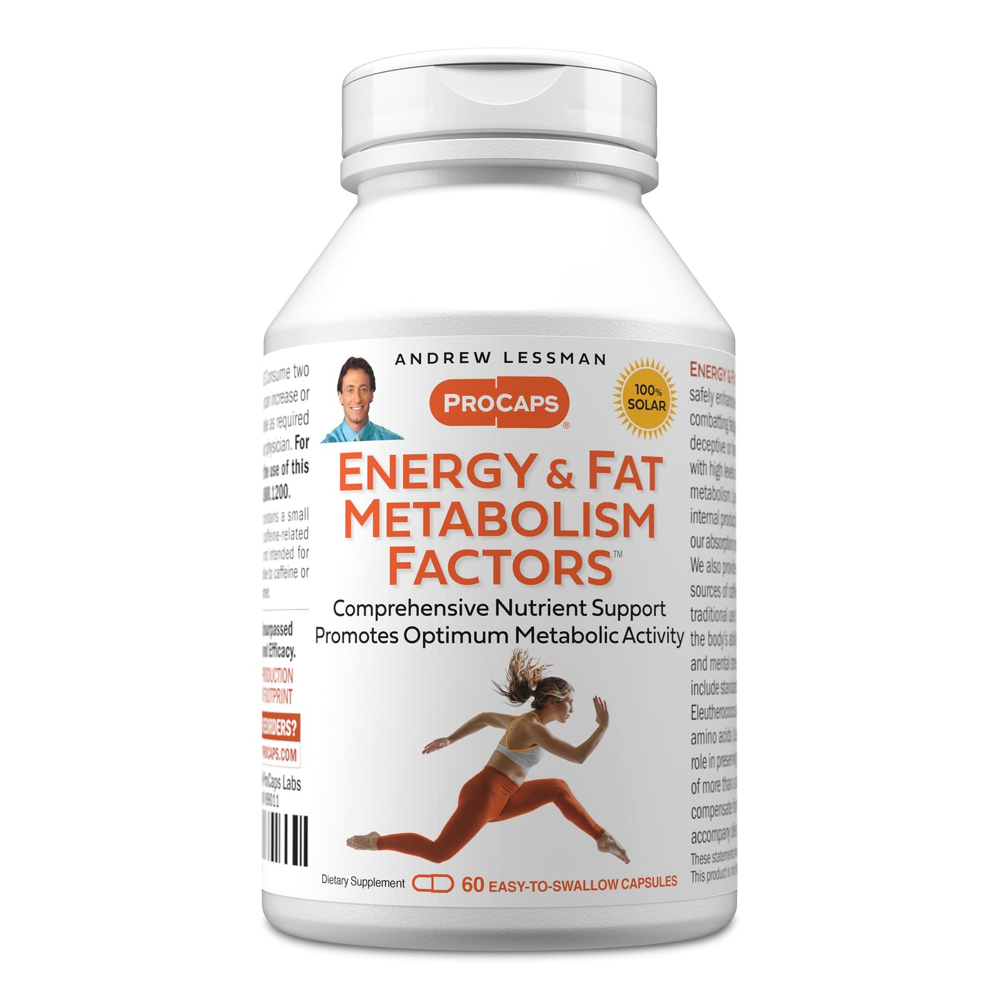 ANDREW LESSMAN Energy and Fat Metabolism Factors Capsules, 60 Capsules
