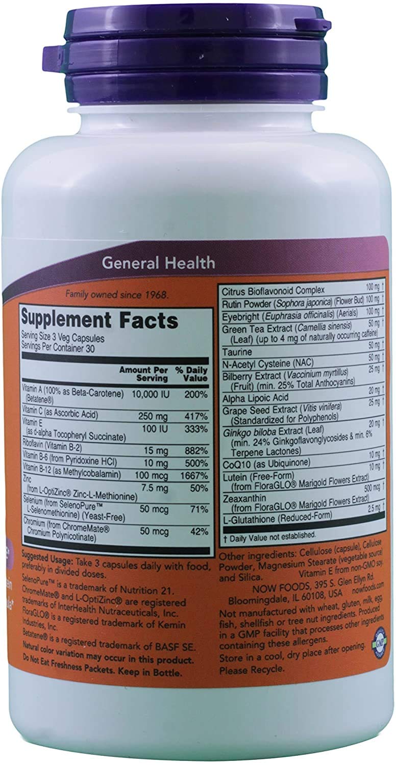 NOW Foods Ocu Support Clinical Strength 180 Capsules