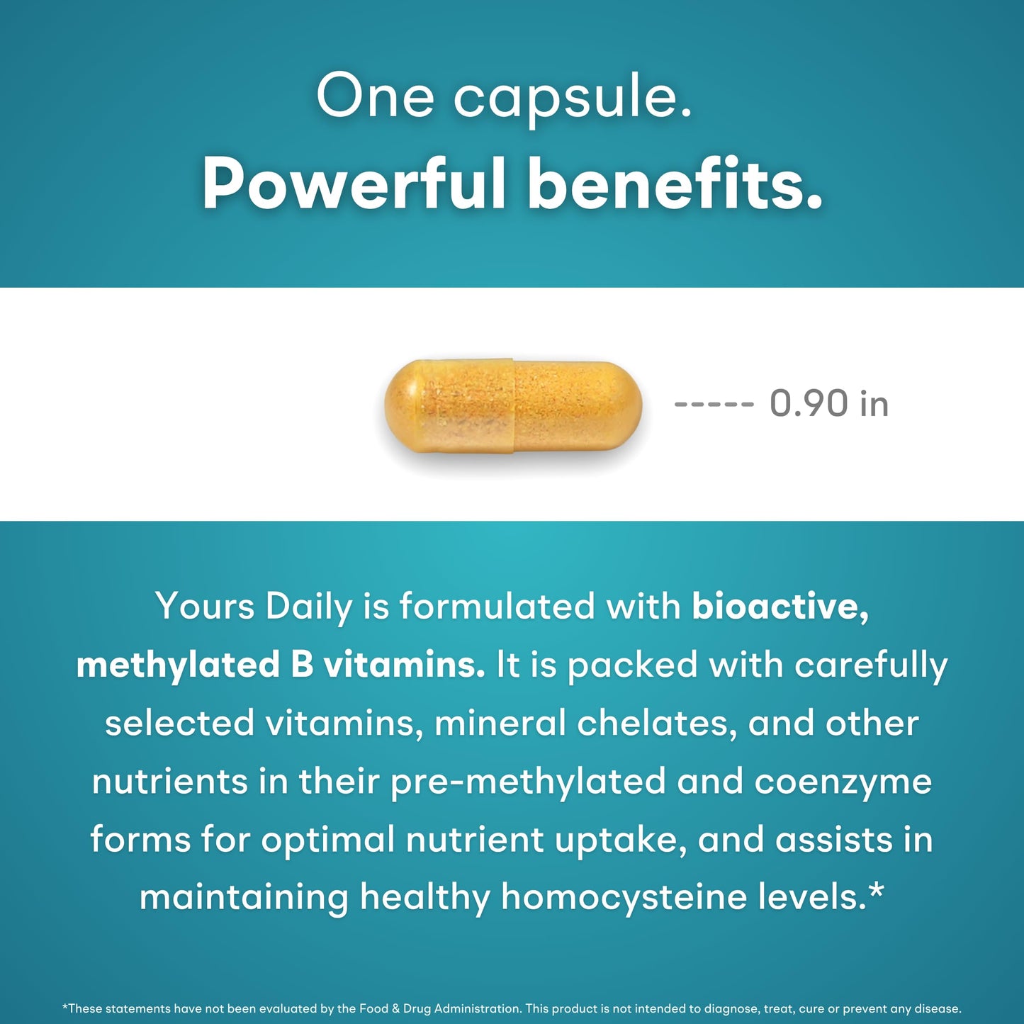 You Vites Methylated Multivitamin for Men and Women Without Iron Capsule 60 Count