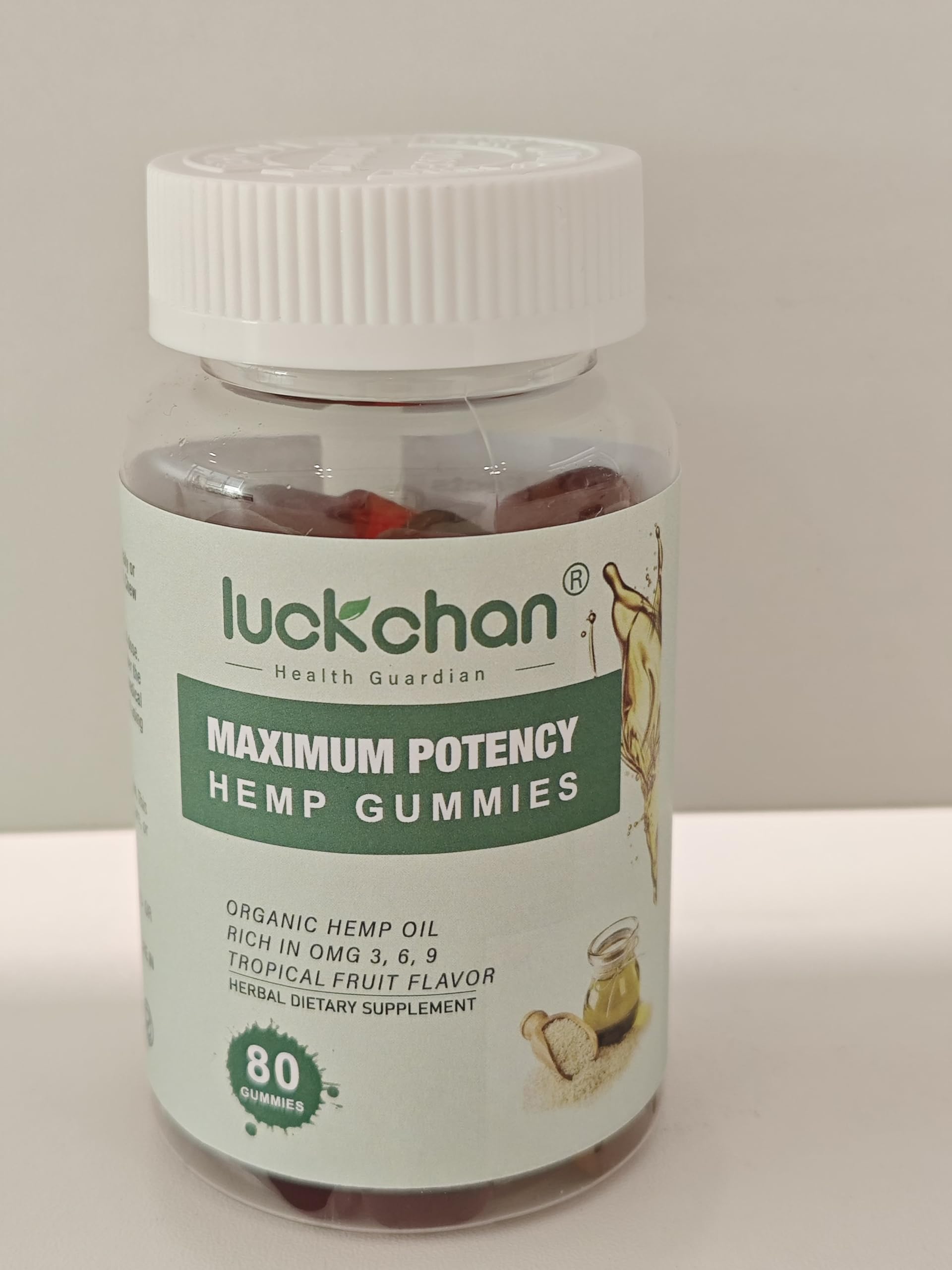 LUCKCHAN Hemp Gummies for Adults, 240 Count