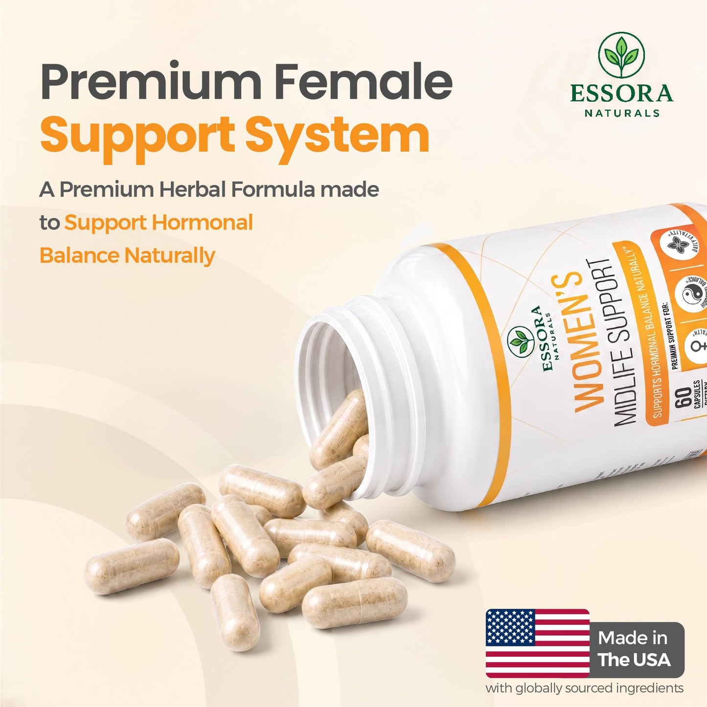 Essora Naturals Women's Support Herbal Blend 1 Capsule