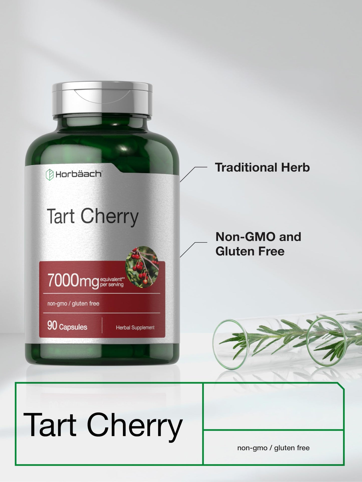 Horbäach Tart Cherry Capsules 90 Count
