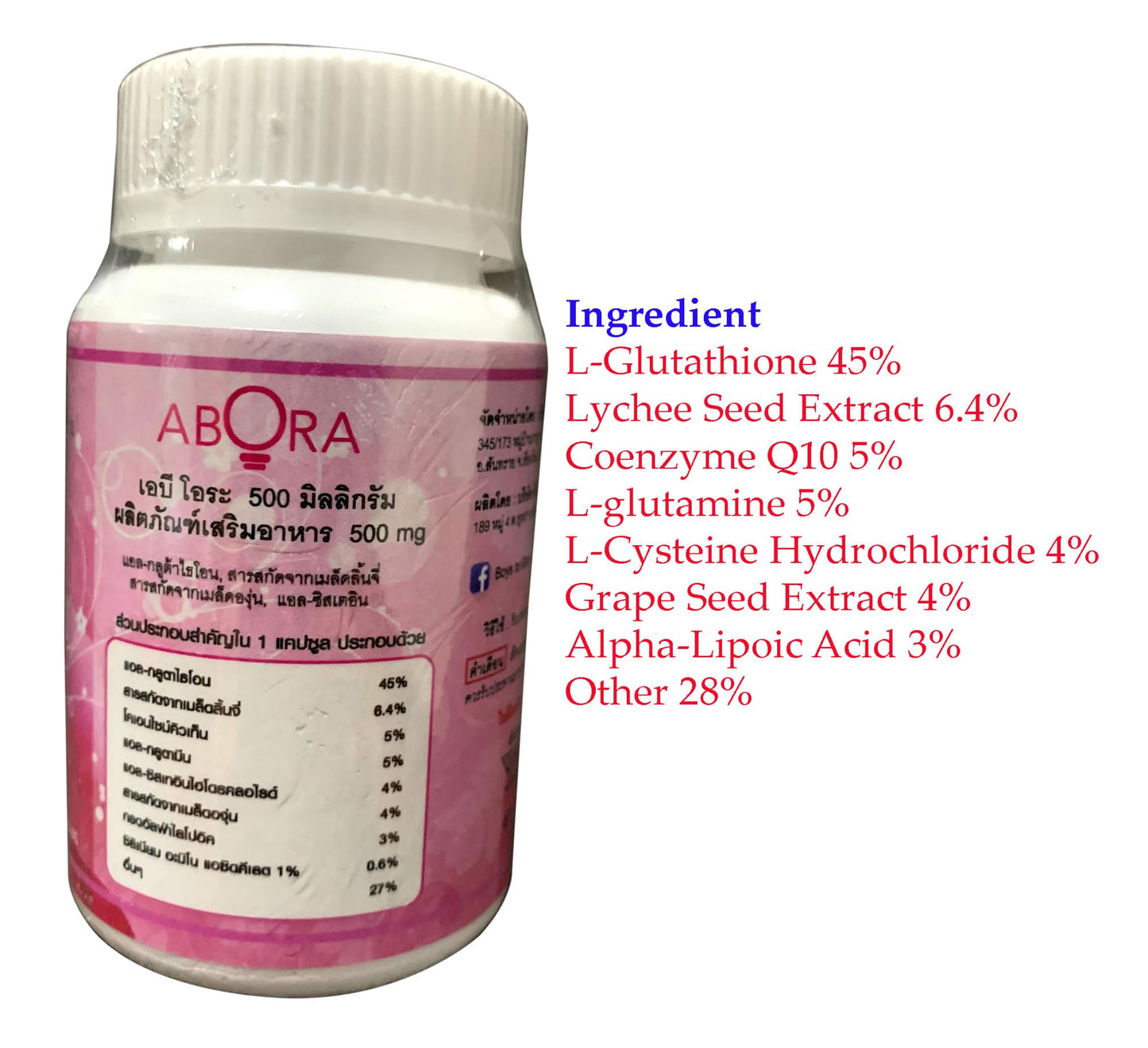 LDB ABORA Herbal Transgender Skin Care Capsule, 1 Capsule