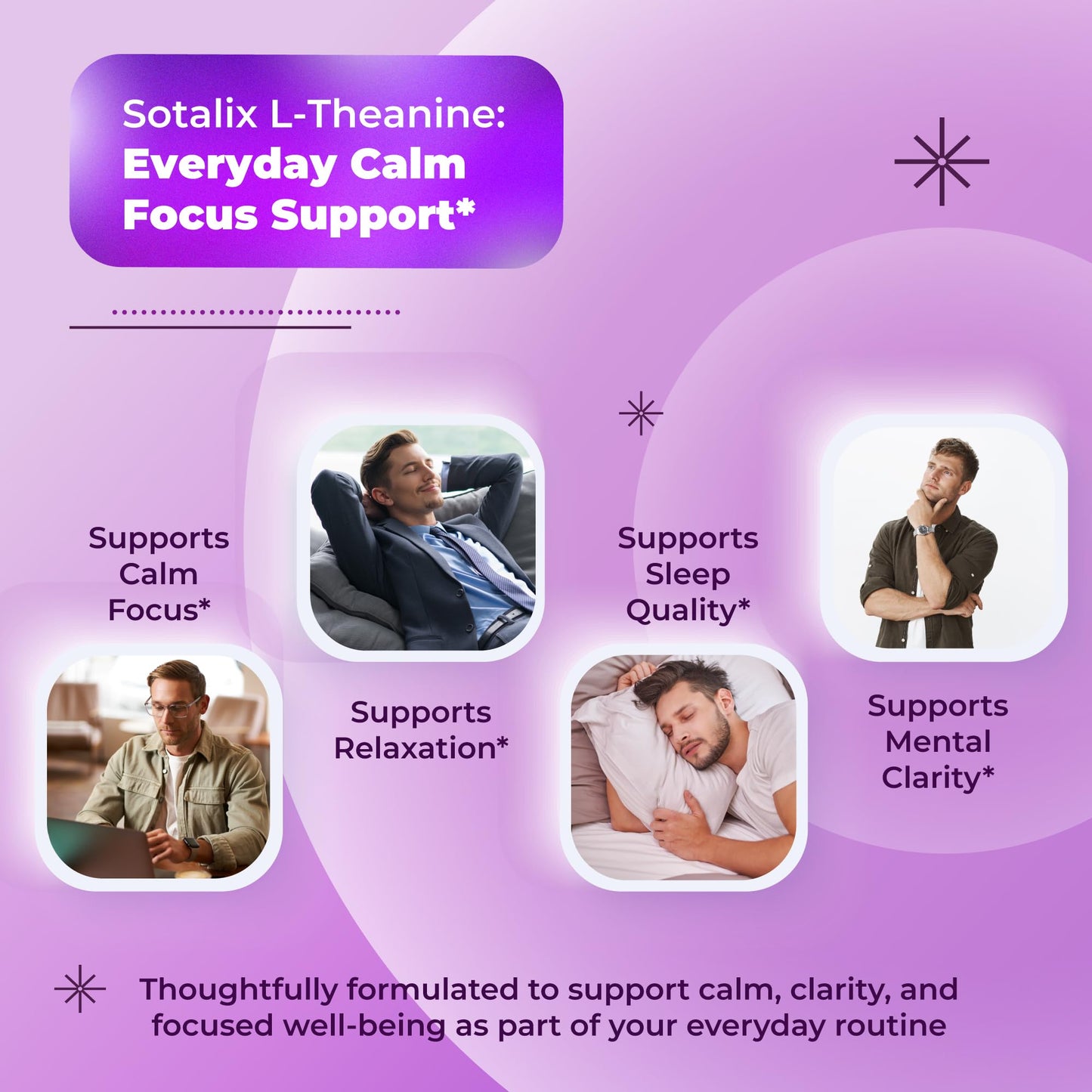 Sotalix Supplement L-Theanine 950mg Complex 150 Capsules