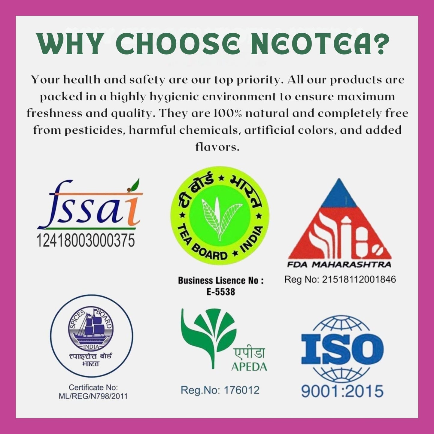 Neotea Musa Flower Powder Powder 10.5822