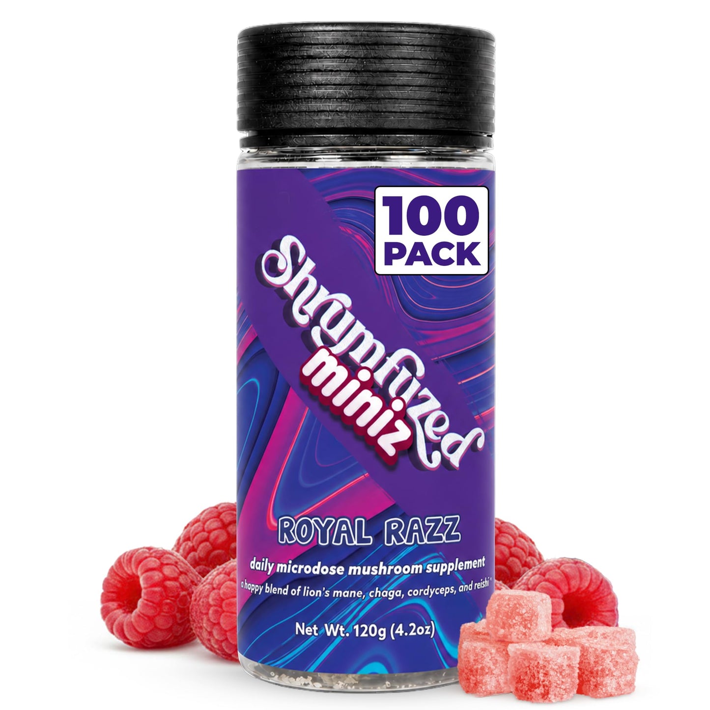 Shrumfuzed Miniz Mushroom Gummies 100 Count