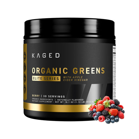 Kaged Organic Greens Elite Powder Berry 18.1 oz