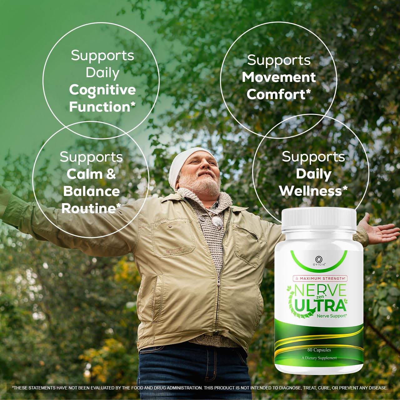 OVICIA Nerve Zen Ultra 60 Capsules