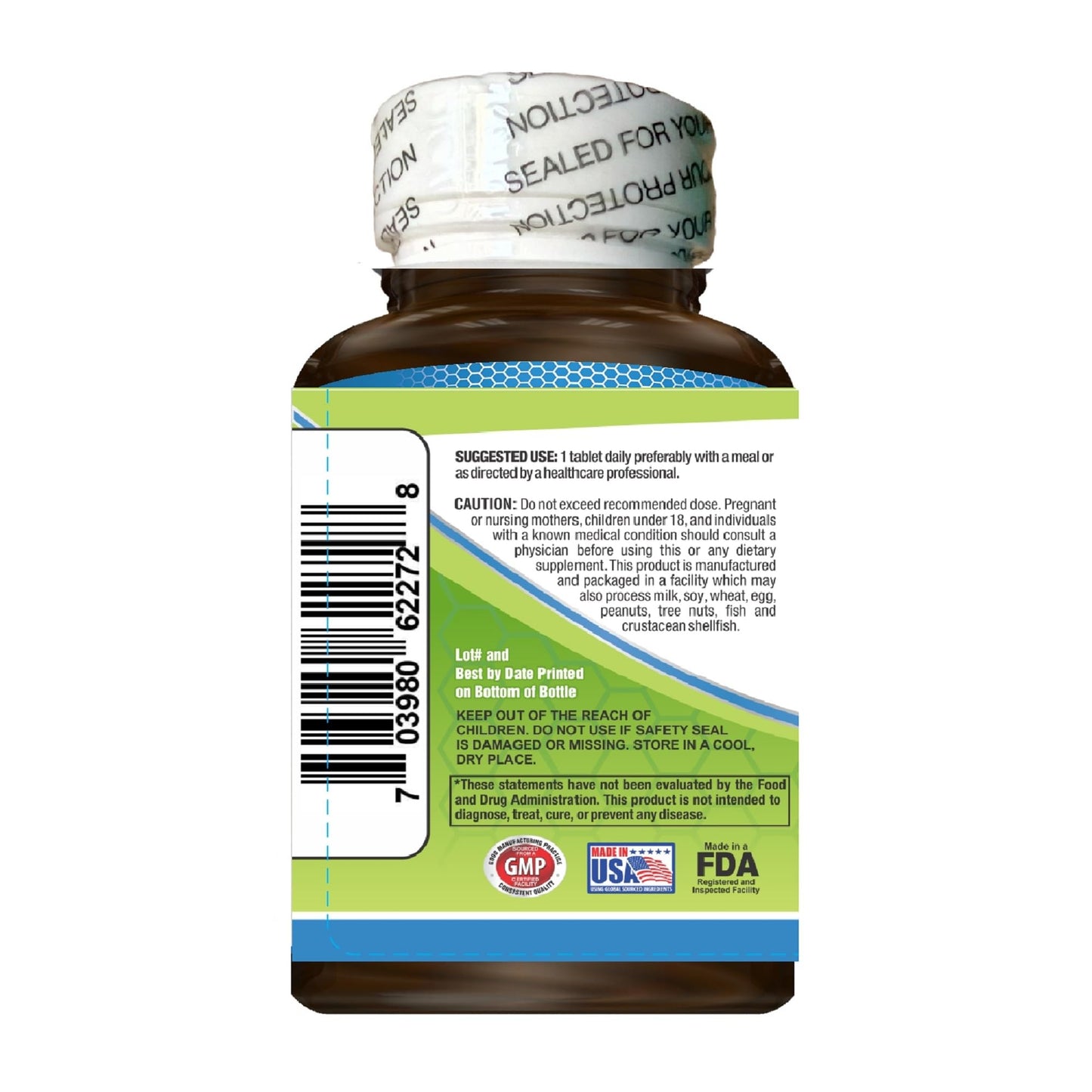 HerbalXpress LLC Potassium Wellness Formula 99mg 100 Tablets