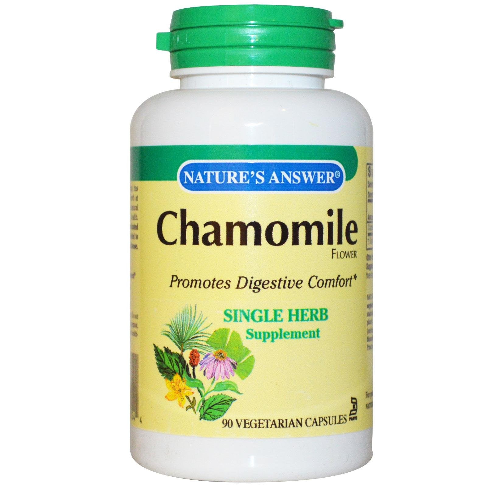 Nature's Answer Chamomile Flower Capsules 90 Count
