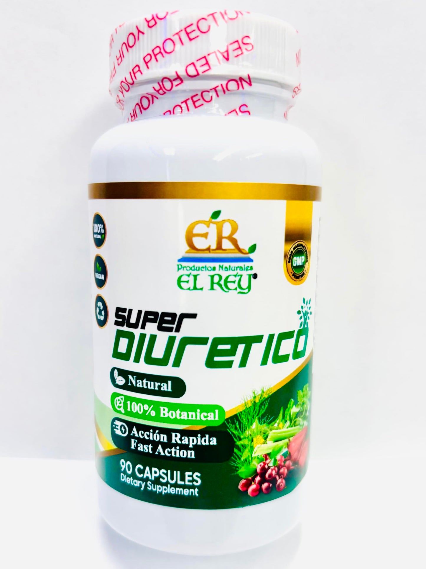 Productos Naturales El Rey Diuretic Capsule 1 Count