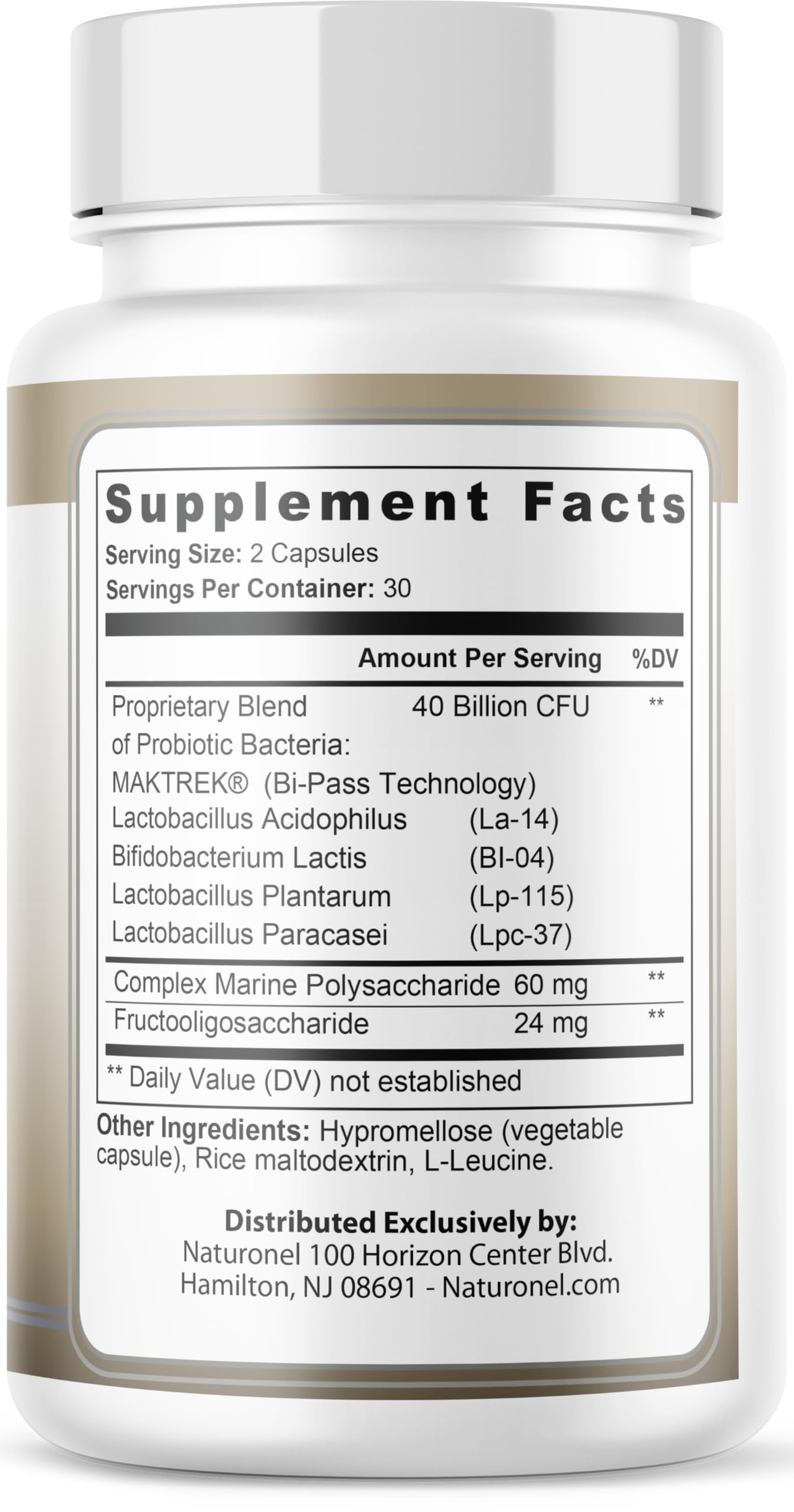 Naturonel Complete Gut Restore Probiotics Capsule 60 Count