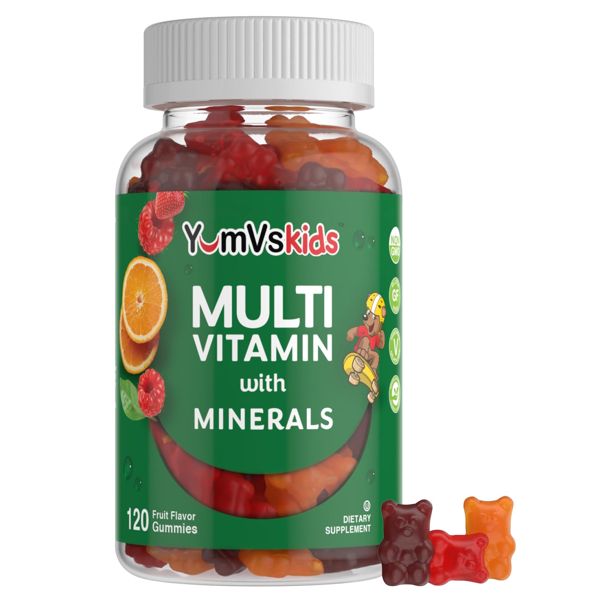 YUM-V'S Kids Multivitamin Gummies, 120 Count