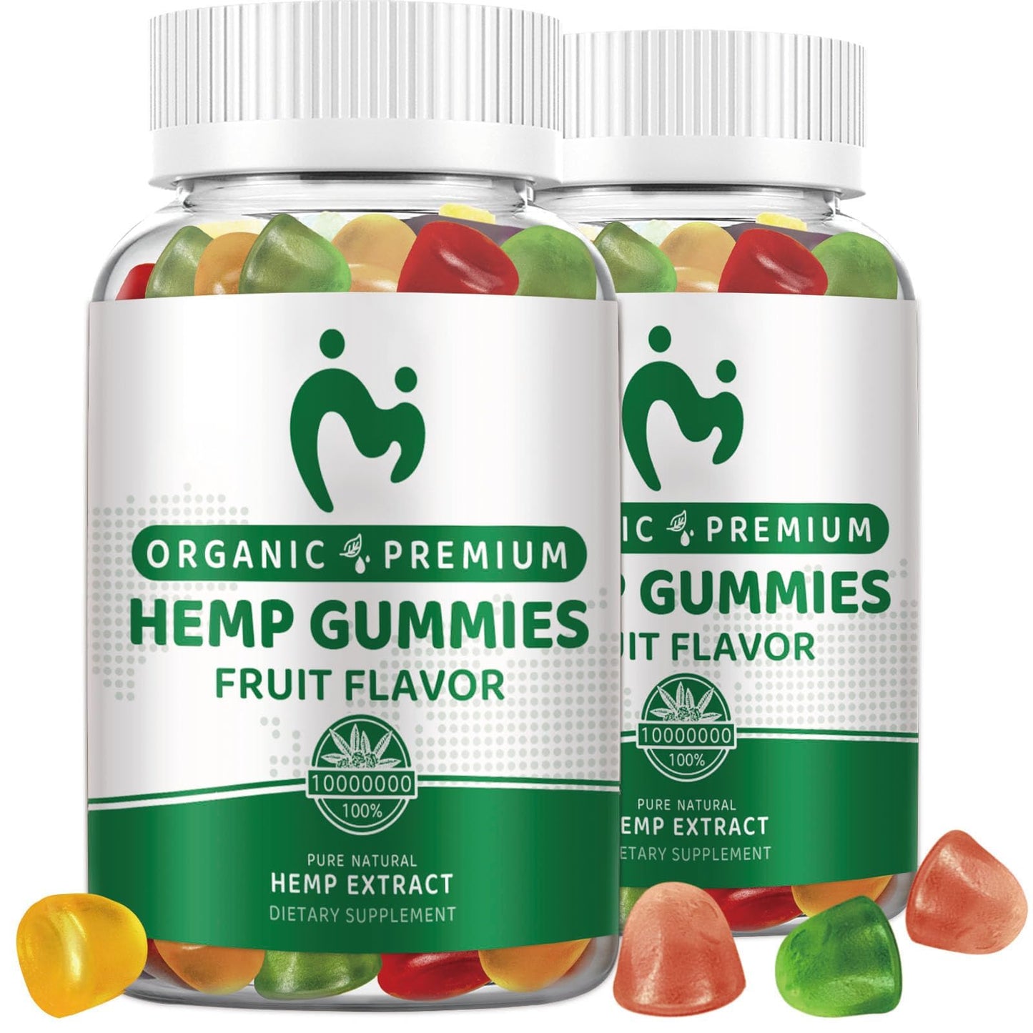 MOSRAY Hemp Gummies for Sleep, Pain, Relaxation & Anxiety, Extra Strength Organic Hemp Oil Extract, Vegan, Low Sugar, 160 Gummies