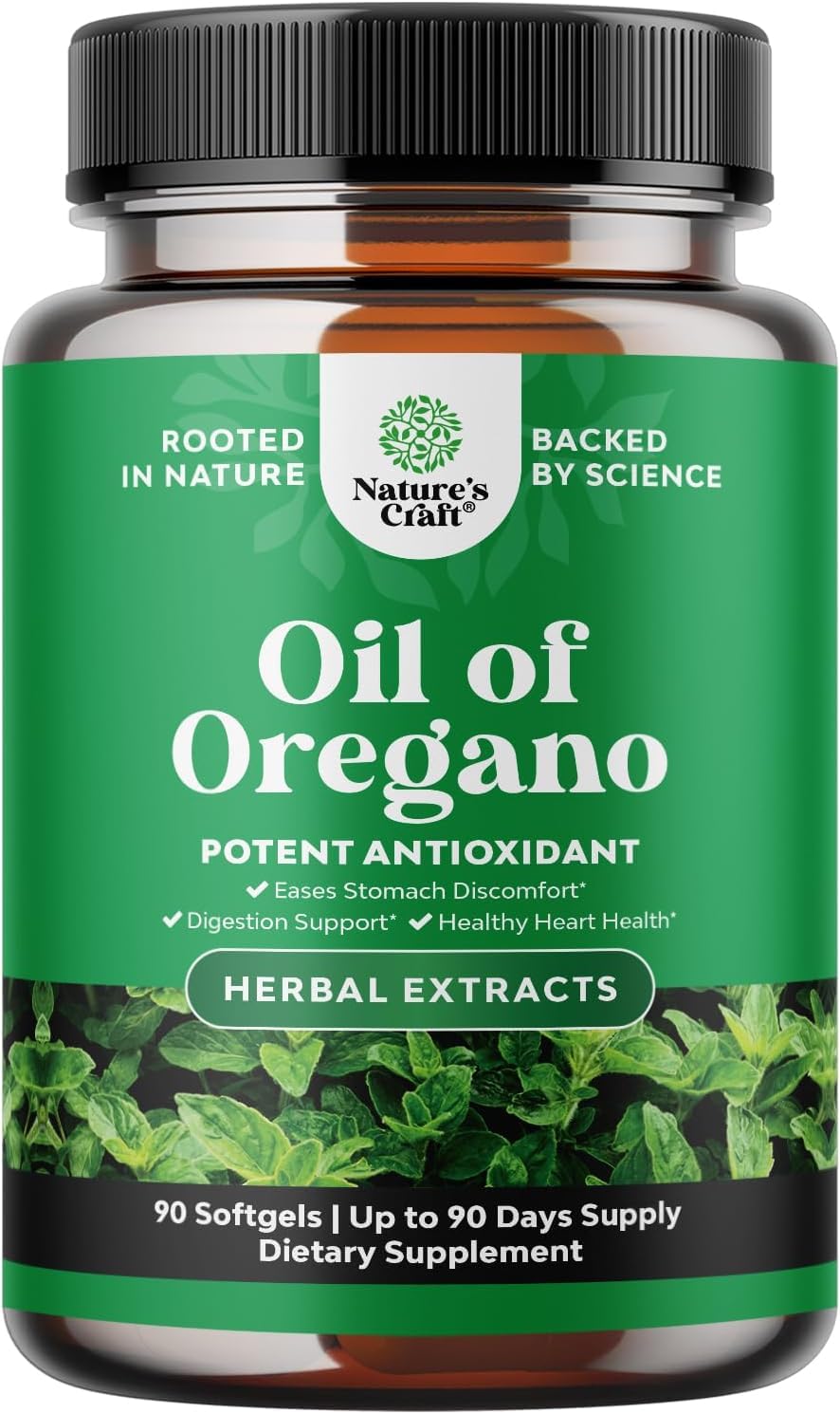 Natures Craft Wild Oil of Oregano Softgels 90 Count