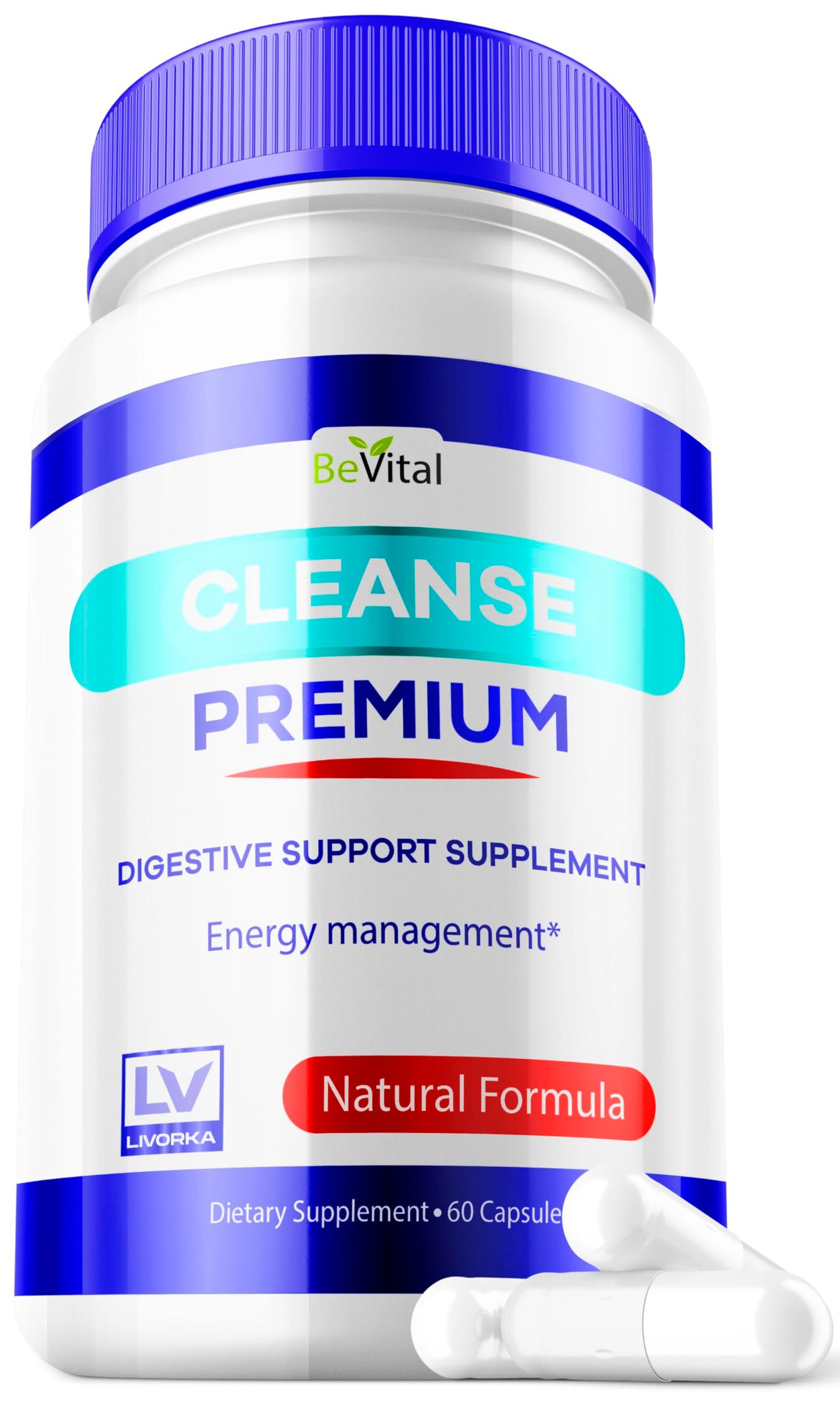 LIVORKA Bevital Cleanse Premium 60 Capsules