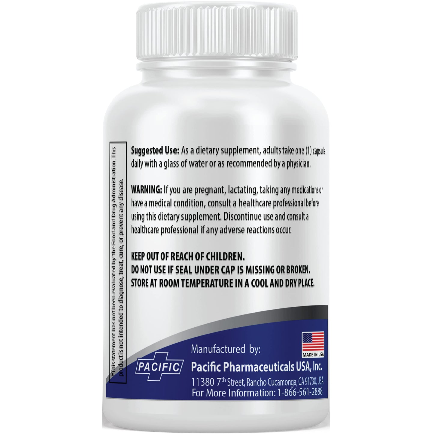 Pacific Nature's L-Methylfolate 7.5mg Capsule, 60 Count