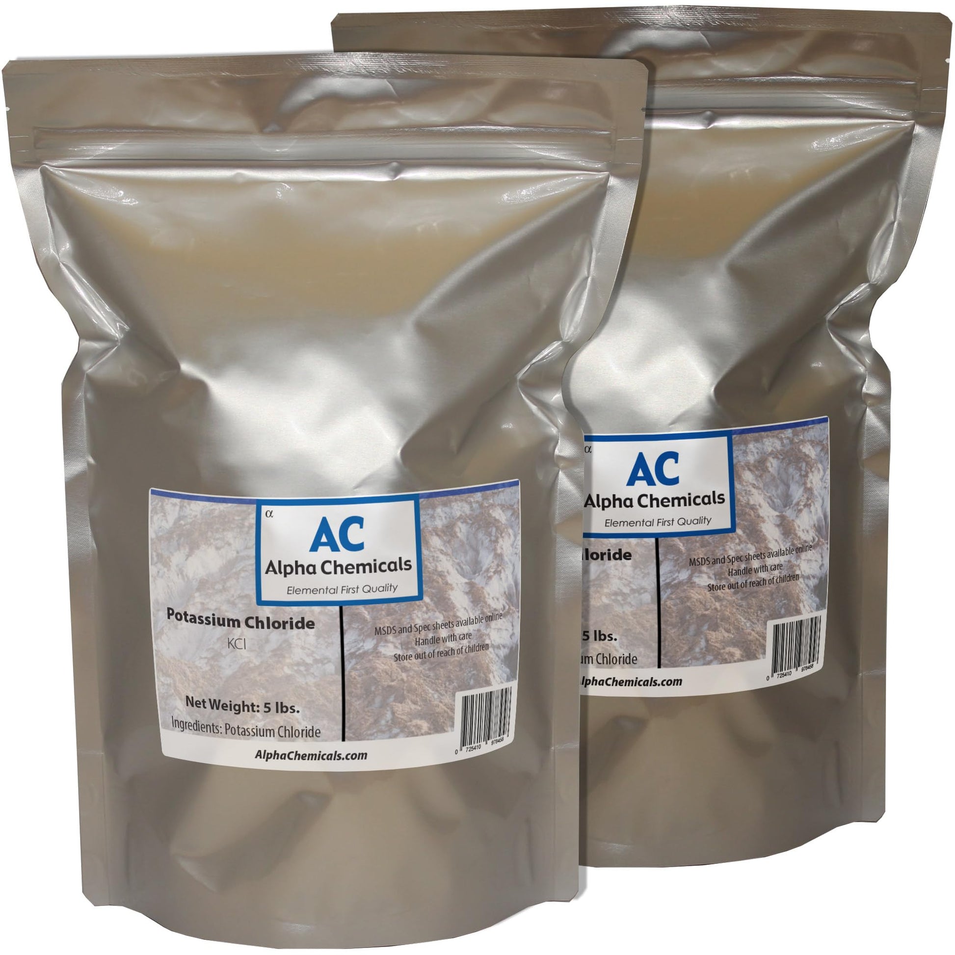 Alpha Chemicals Potassium Chloride - KCl Powder 160 Ounces