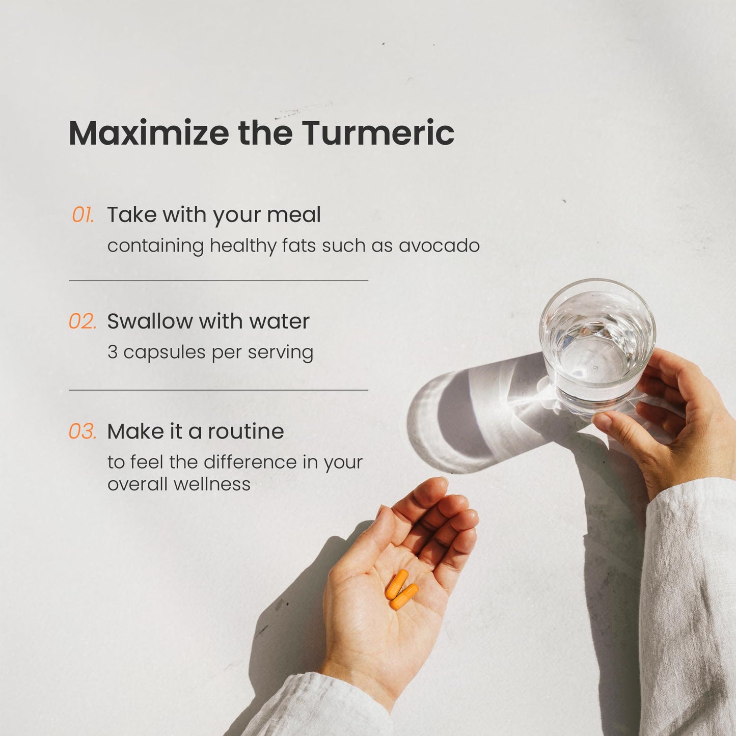 NutraChamps Turmeric Curcumin - 2,256 mg Complex with Ginger & Black Pepper Extract - 95% Curcuminoids - Extra Strength Turmeric Supplement for Joint Health, Brain, Heart & Immune Support Capsules 180