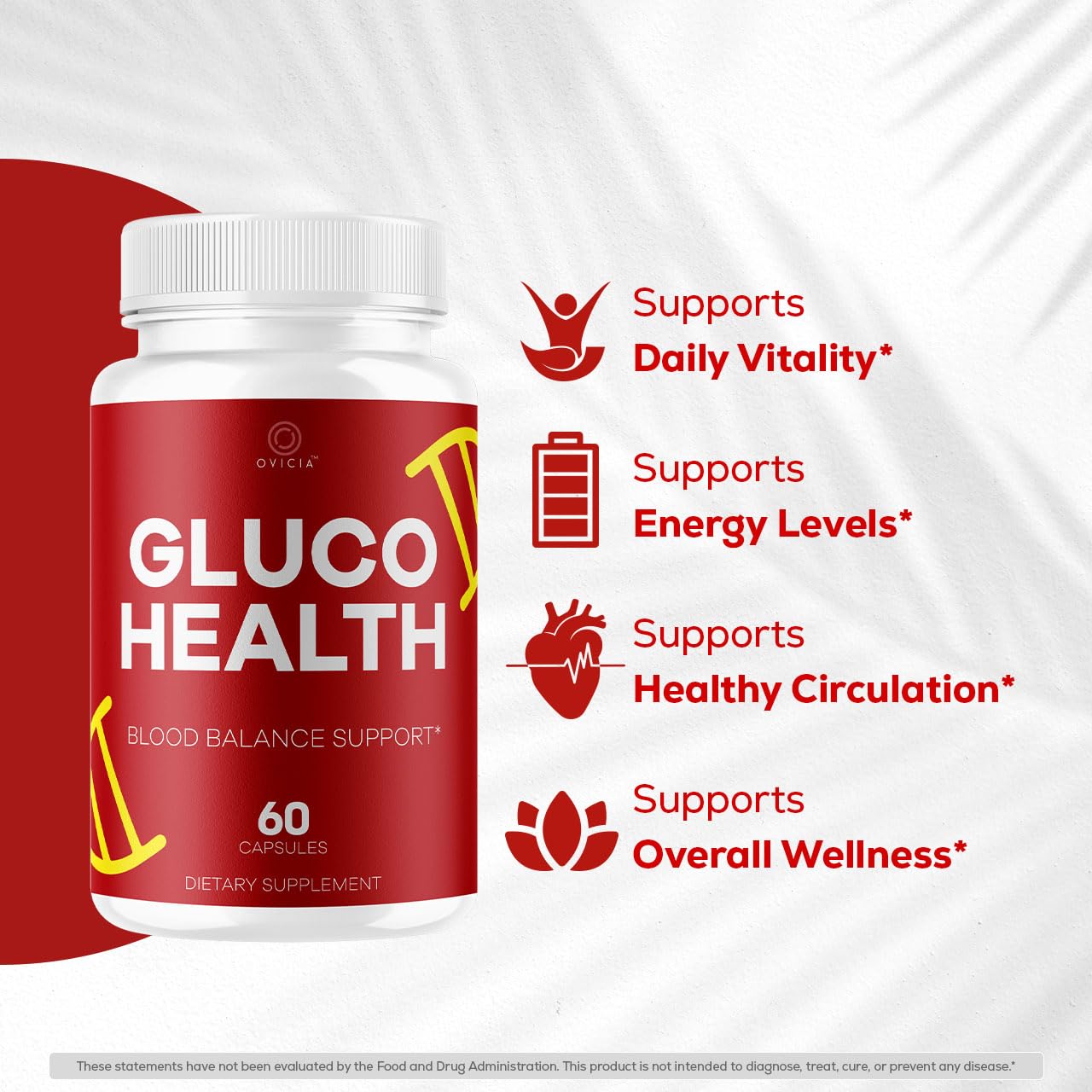 OVICIA Gluco Health Capsules 180 Capsules