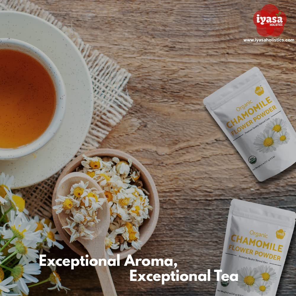 Iyasa Holistics Organic Chamomile Flowers Powder 8