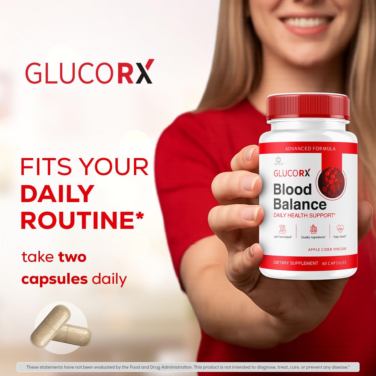 OVICIA Glucorx Capsules 60 Capsules