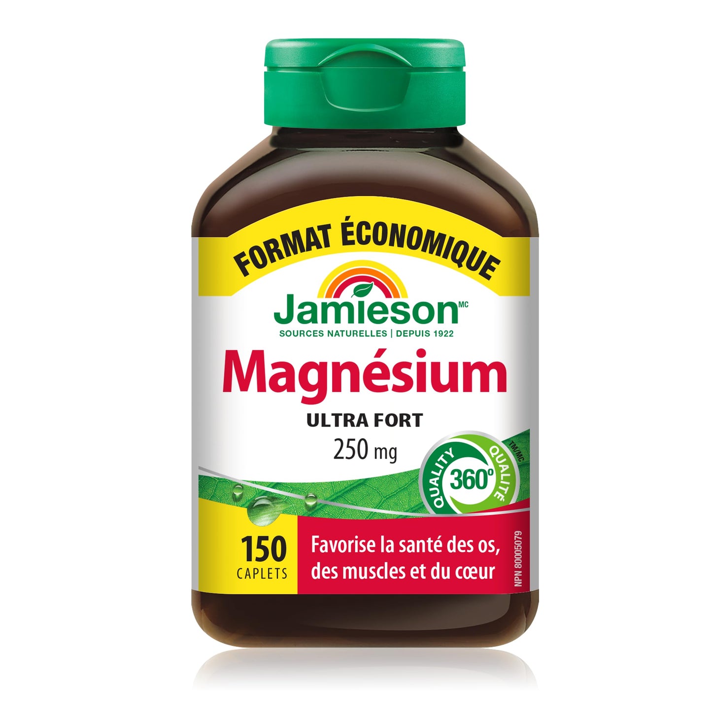 Jamieson Magnesium 250 mg Tablets, 150 Count