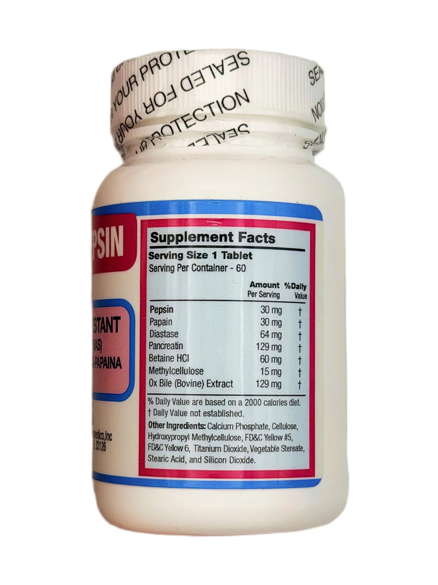 Duy Drugs Gastropepsin Digest Tablets, 60 Tablets