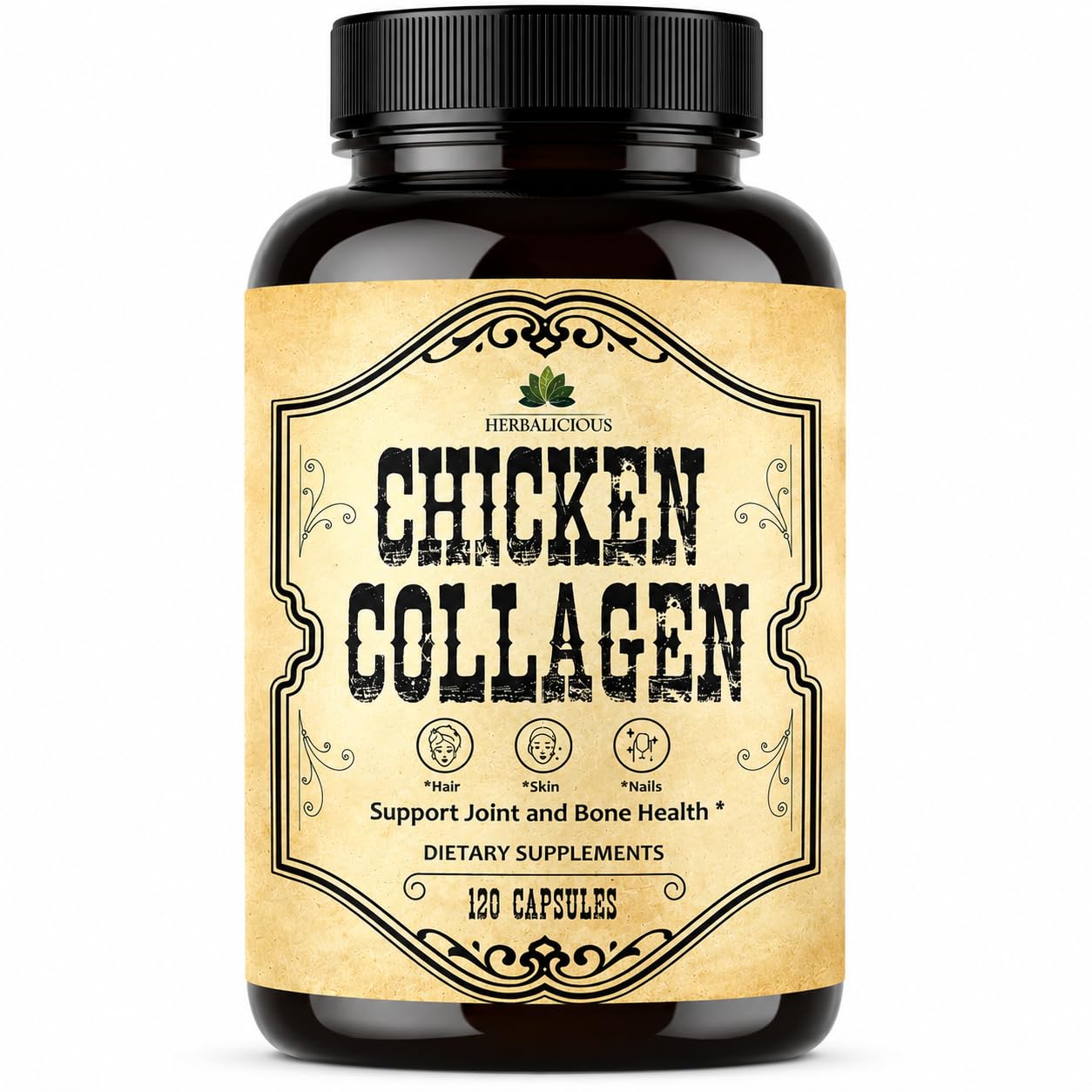 HERBALICIOUS Chicken Collagen 120 Capsules