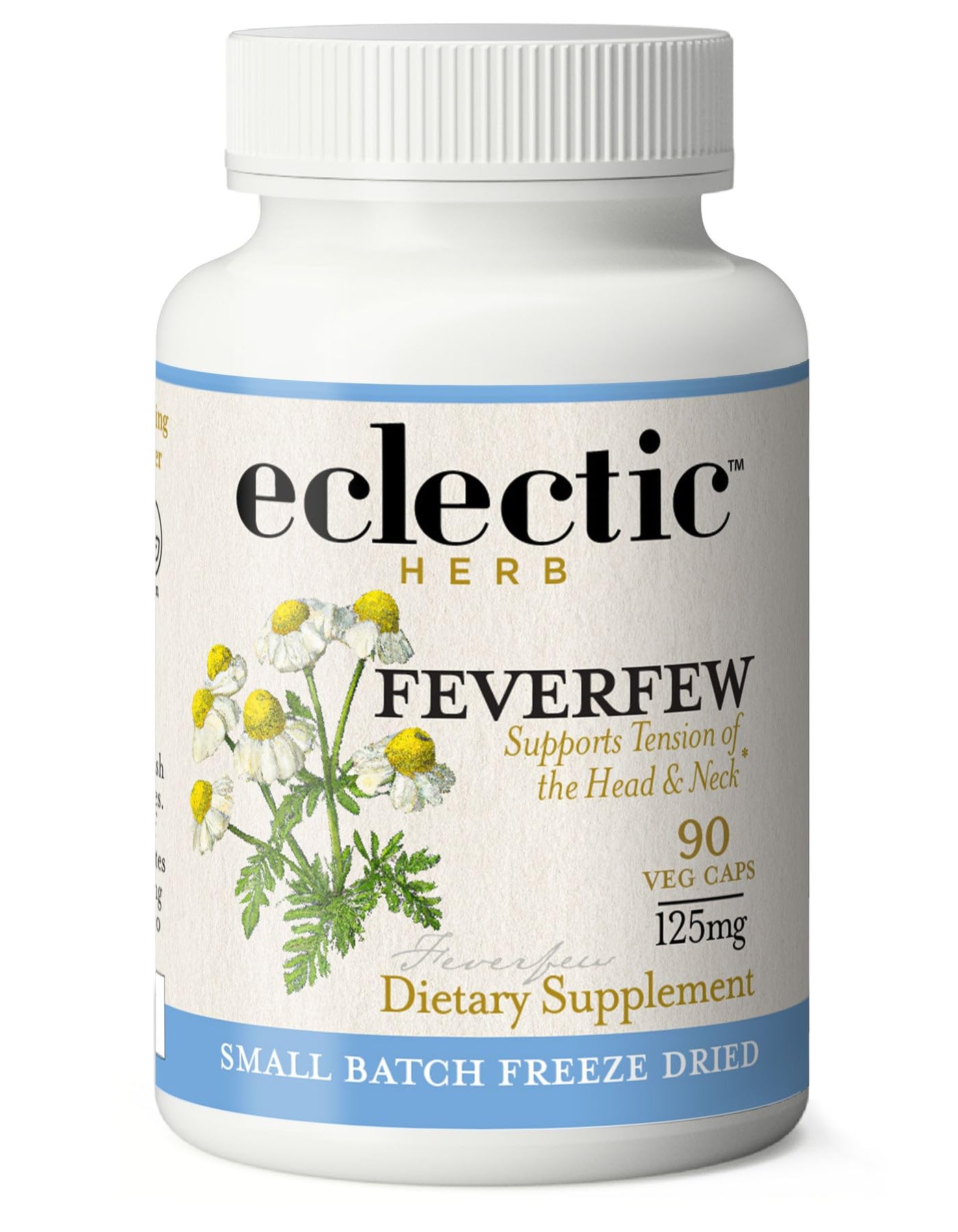 Eclectic Institute Feverfew Capsules, 90 Count